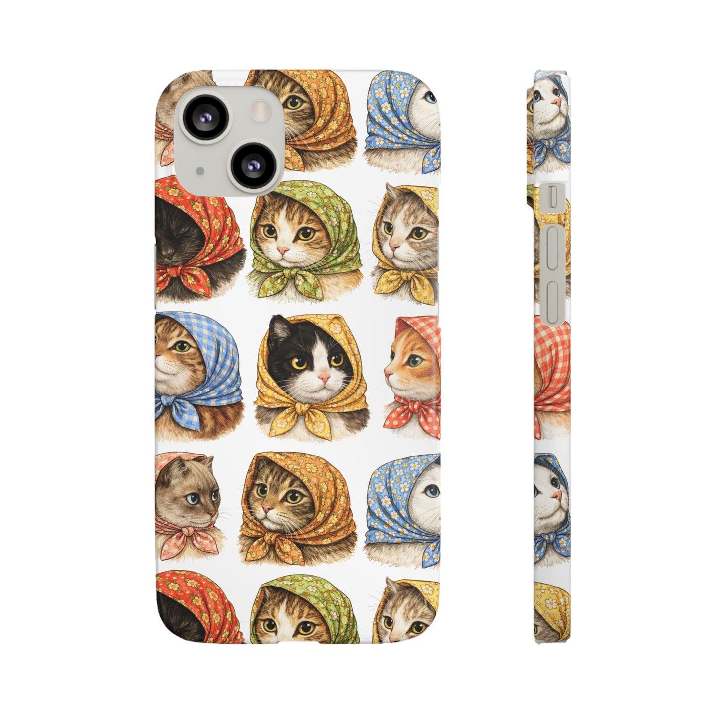 Babushka Cats Snap Phone Case
