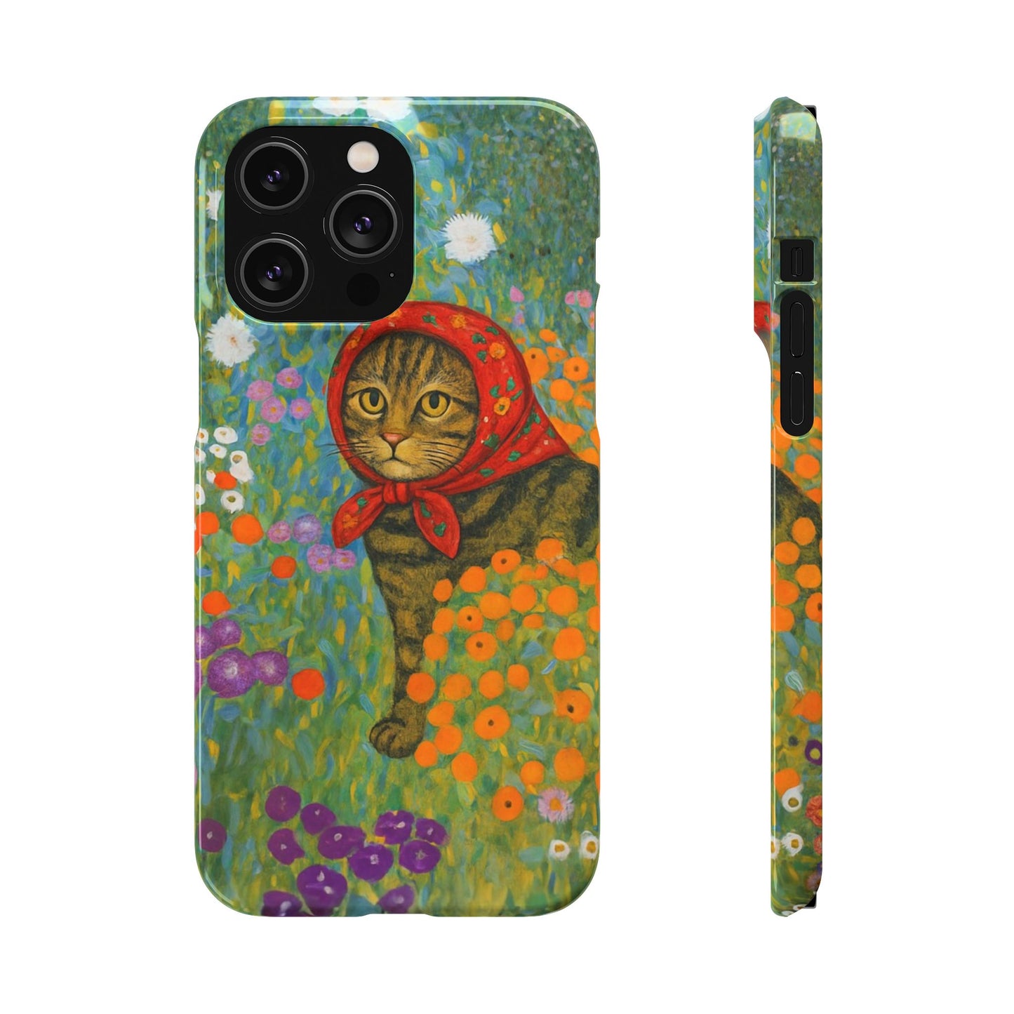 Babushka Cat Gusav Klimt Snap Phone Case