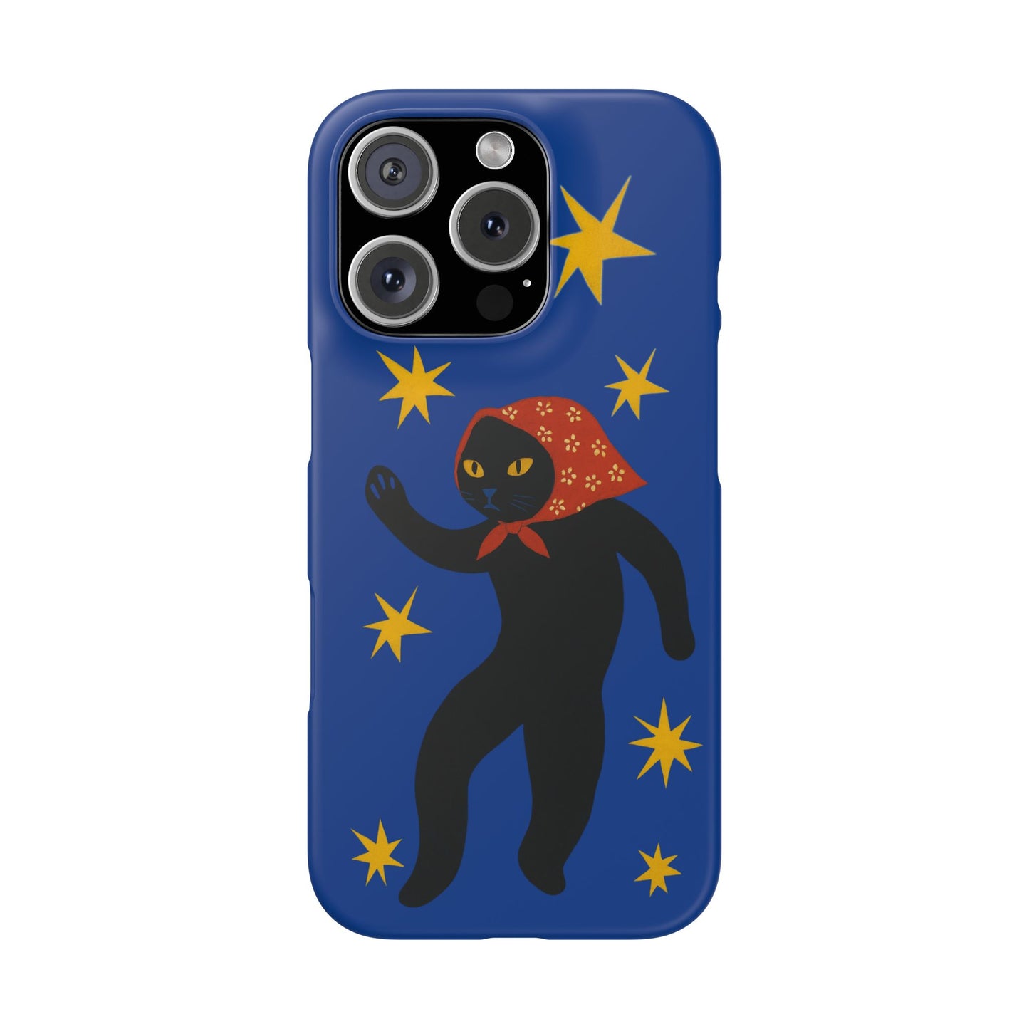 Babushka Cat x Matisse Style Snap Phone Case