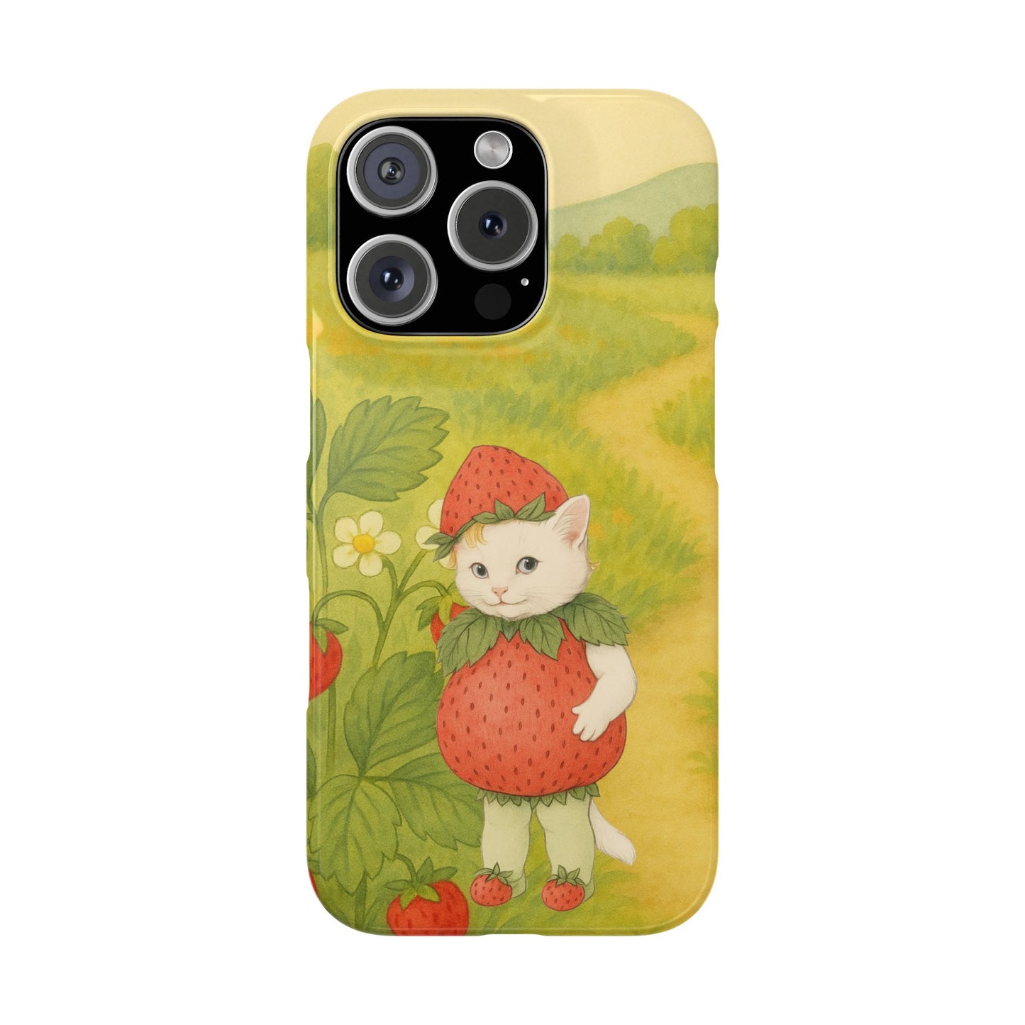 Strawberry Cat x Mother Earth's Children Snap Phone Case