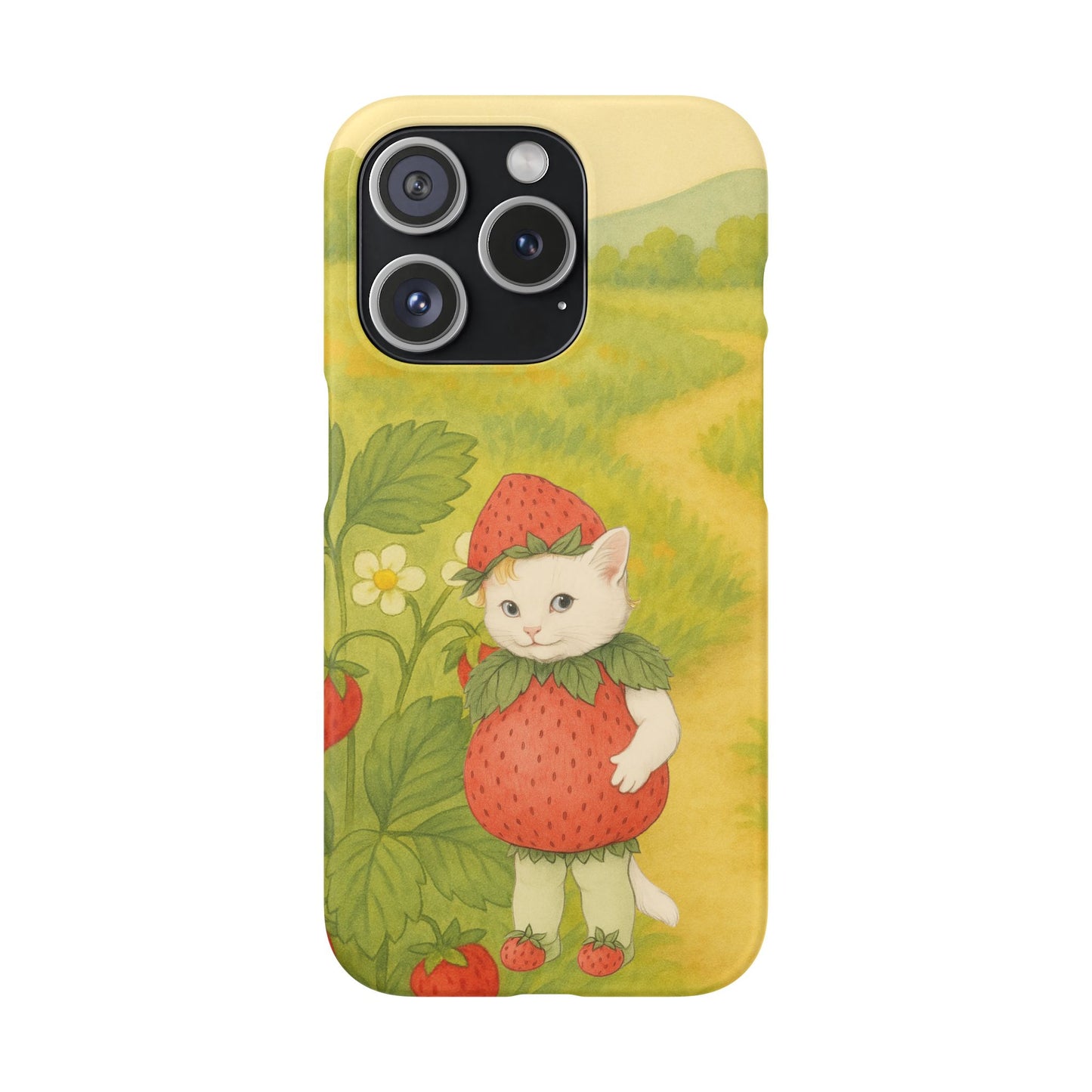 Strawberry Cat x Mother Earth's Children Snap Phone Case
