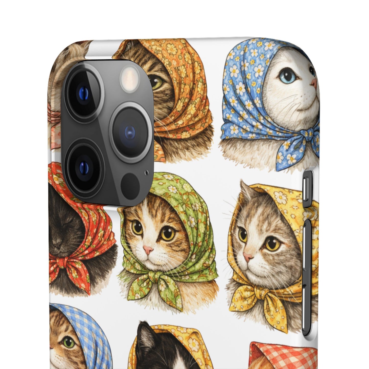 Babushka Cats Snap Phone Case