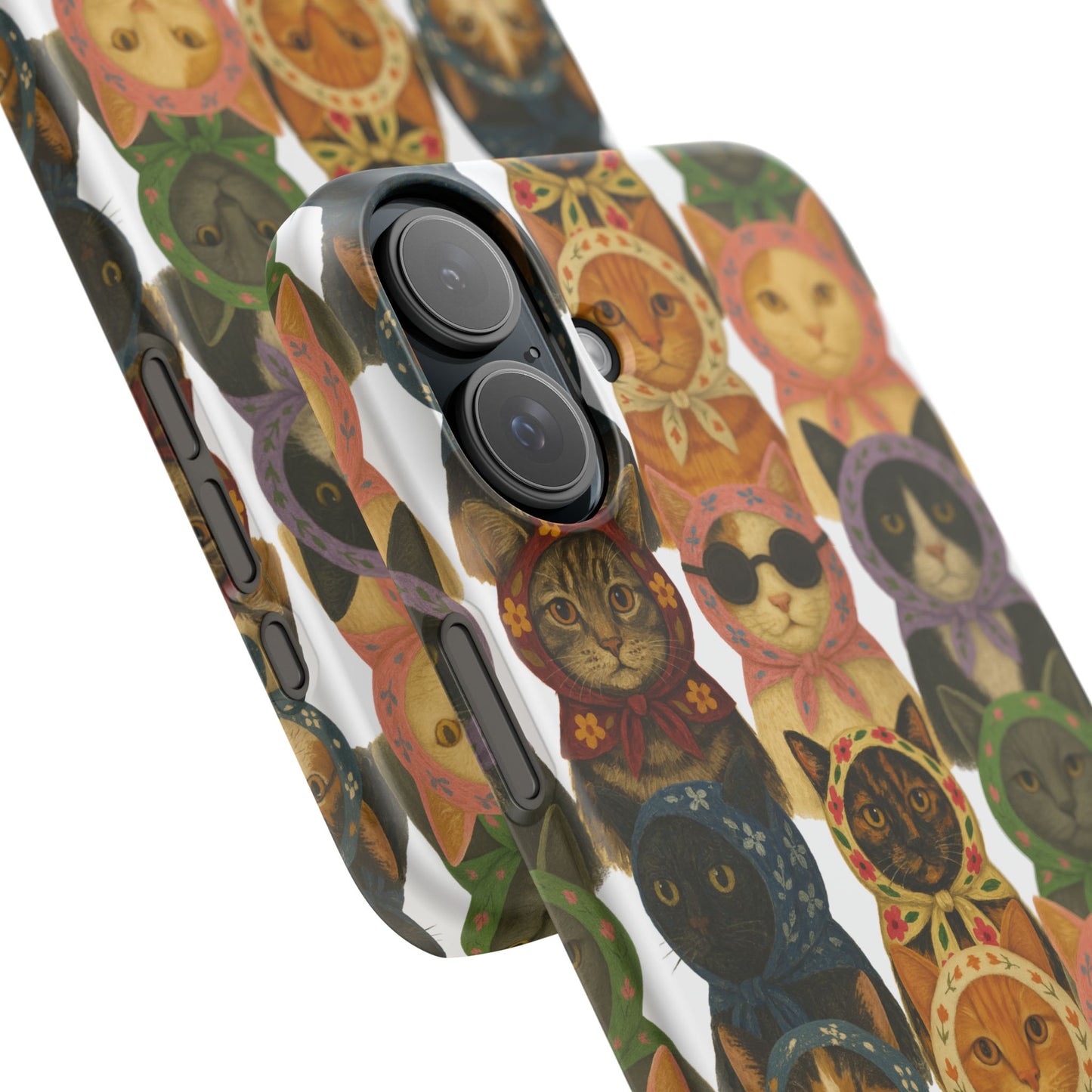 Babushka Cat Snap Phone Cases