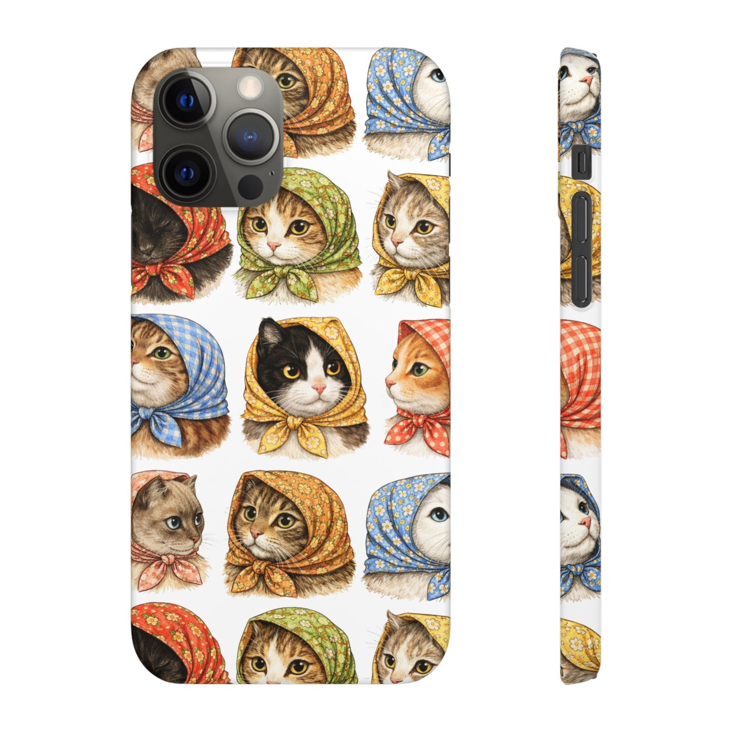 Babushka Cats Snap Phone Case