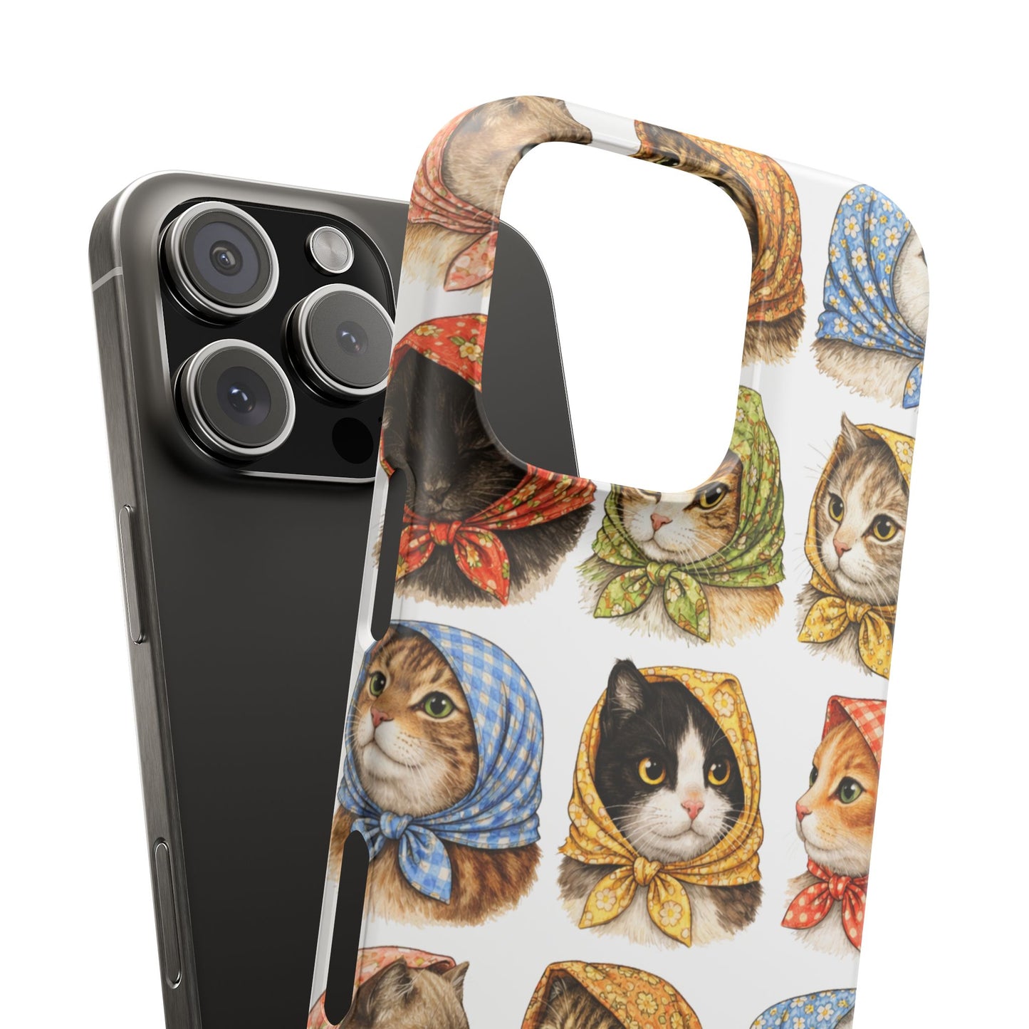Babushka Cats Snap Phone Case