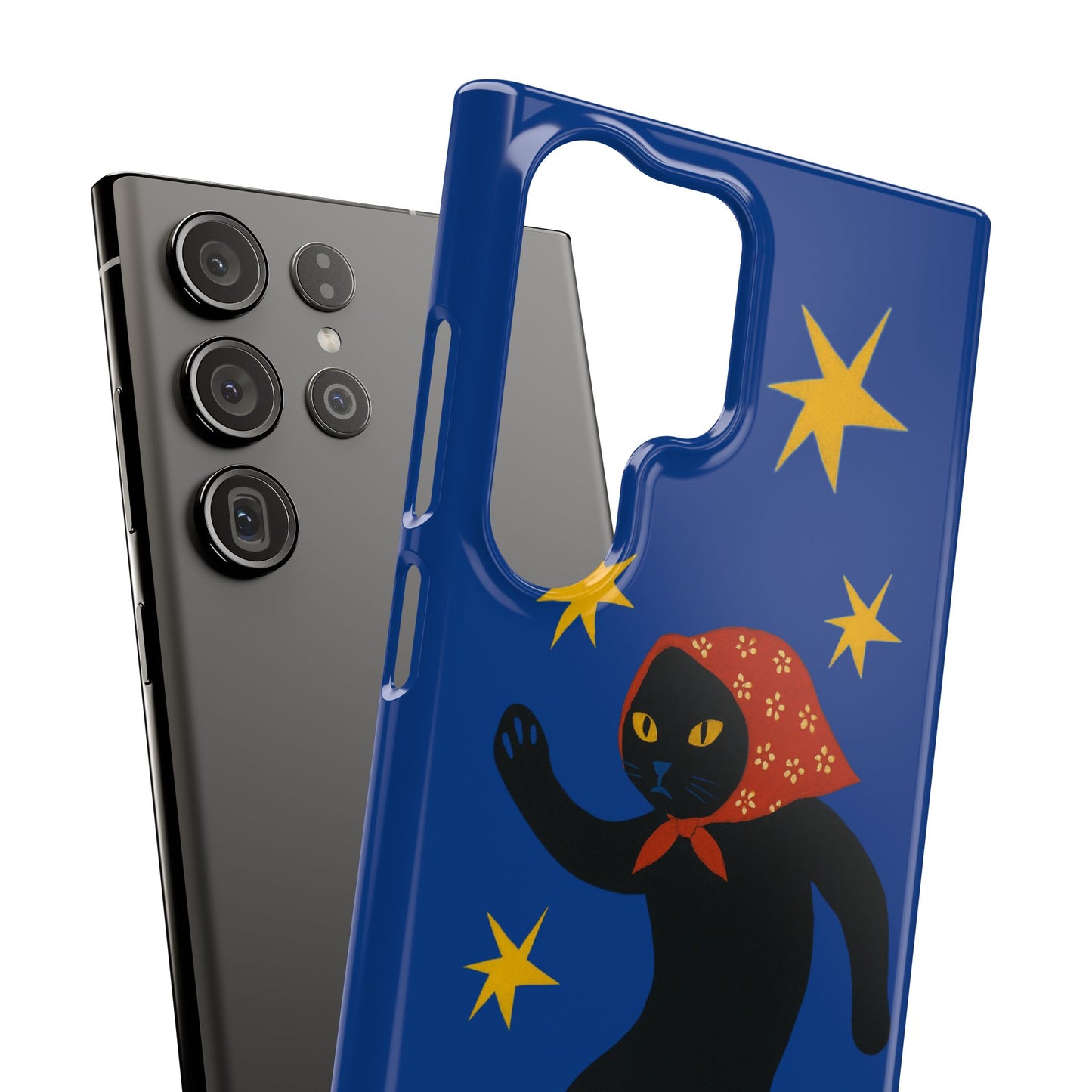 Babushka Cat x Matisse Style Snap Phone Case