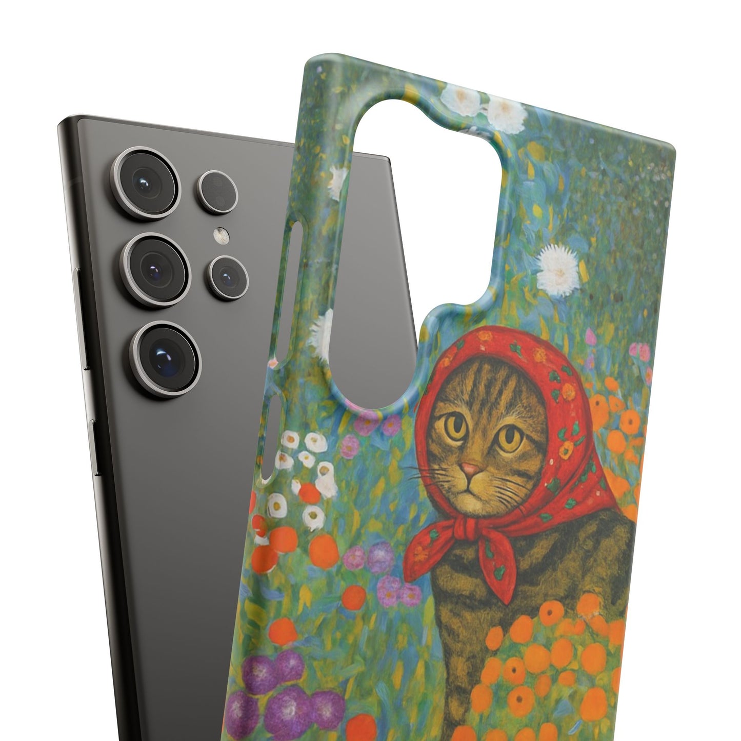 Babushka Cat Gusav Klimt Snap Phone Case