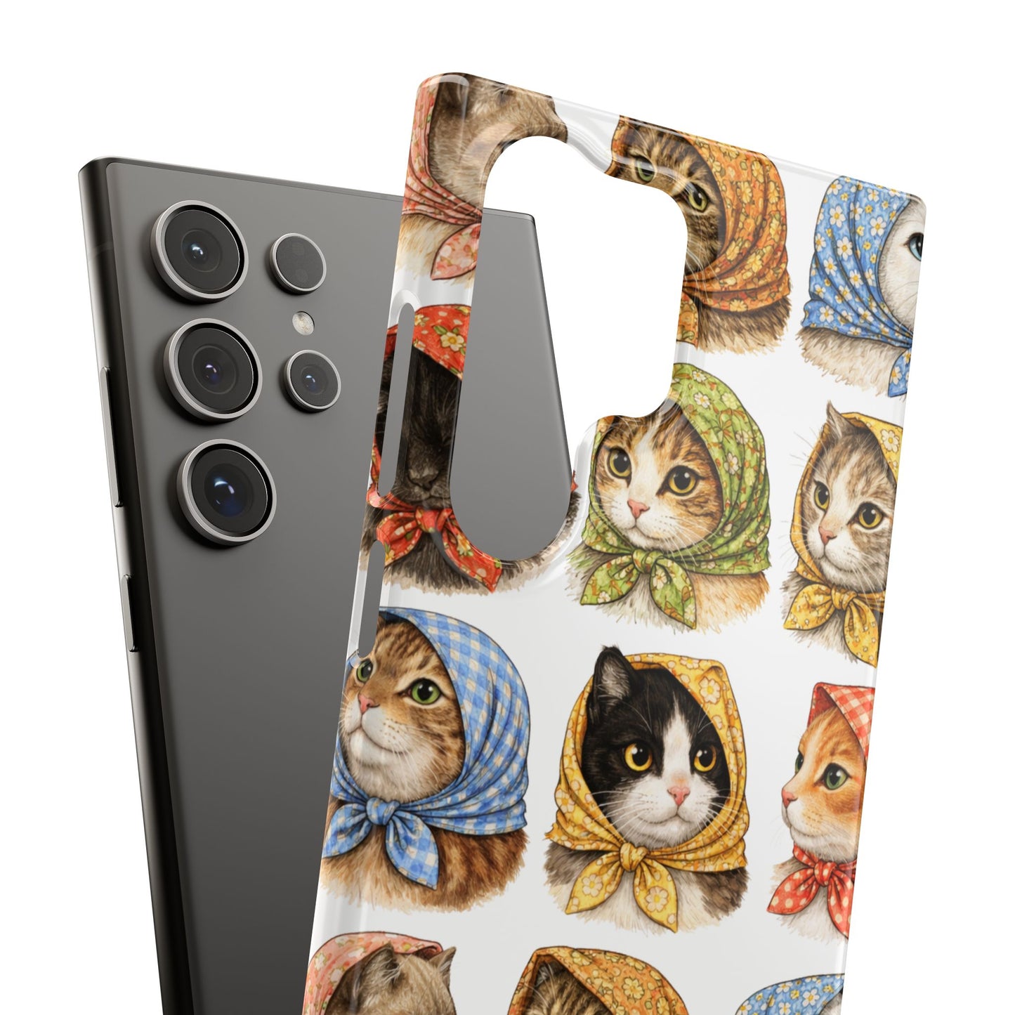 Babushka Cats Snap Phone Case