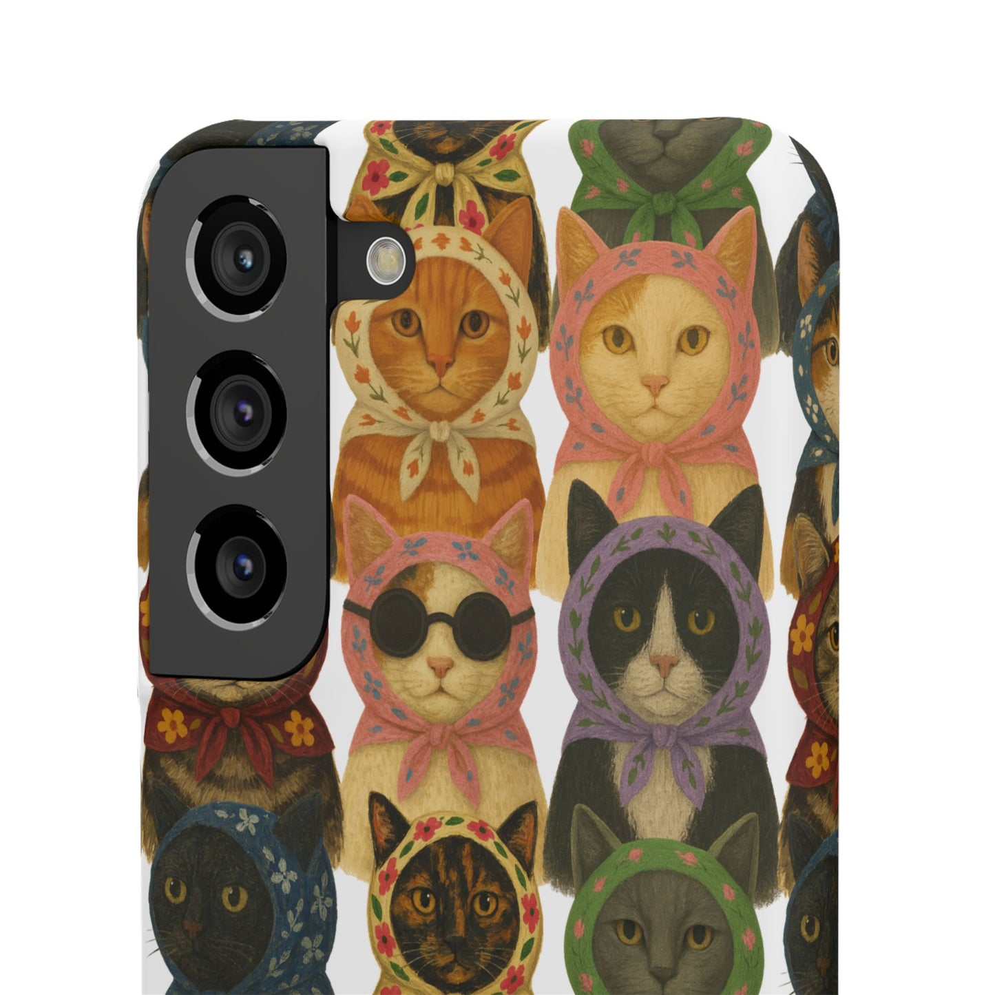 Babushka Cat Snap Phone Cases