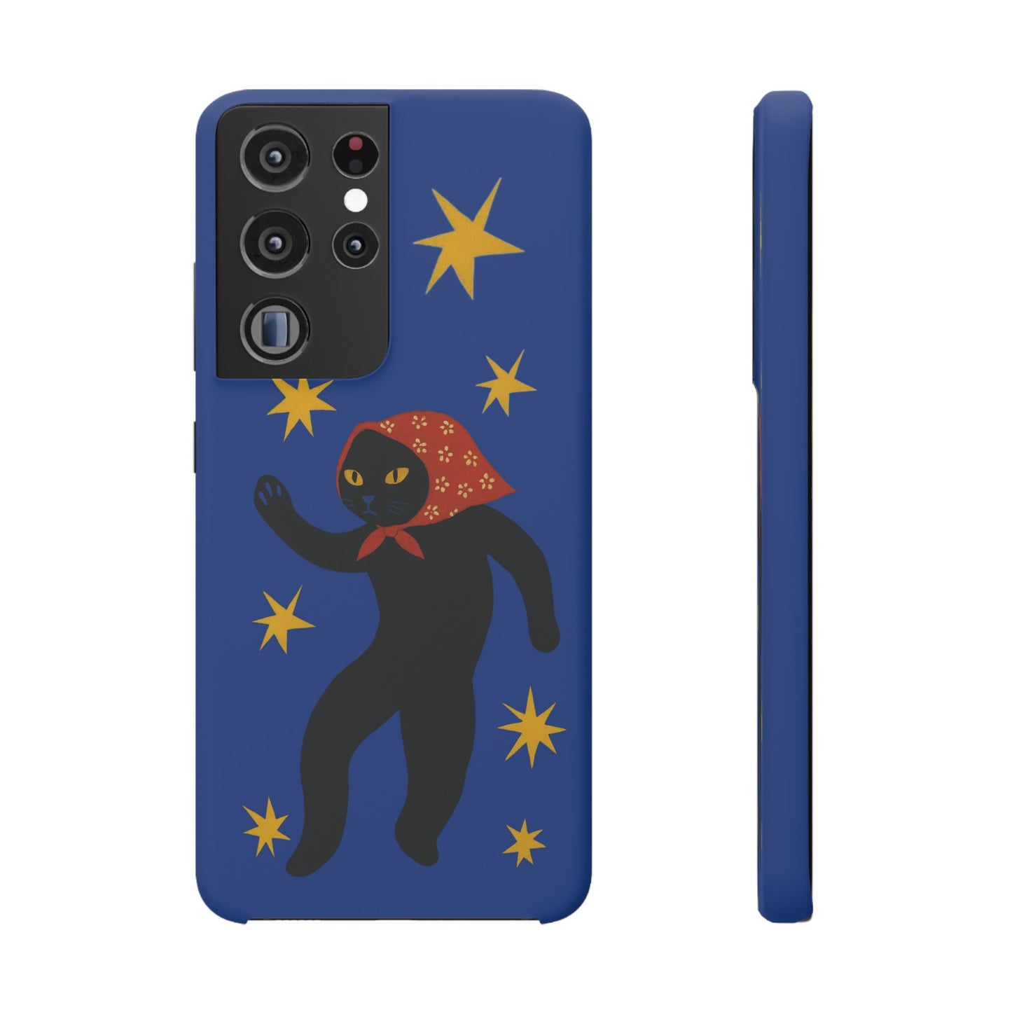 Babushka Cat x Matisse Style Snap Phone Case
