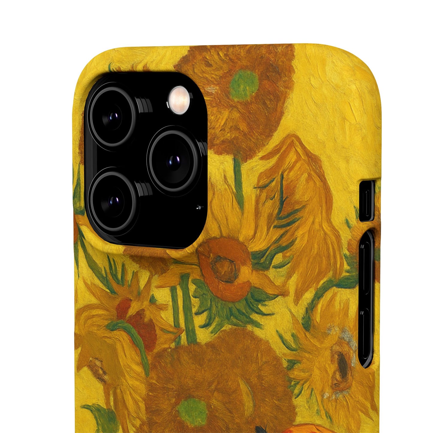 Babushka Cat Van Gogh Sunflowers Snap Phone Case