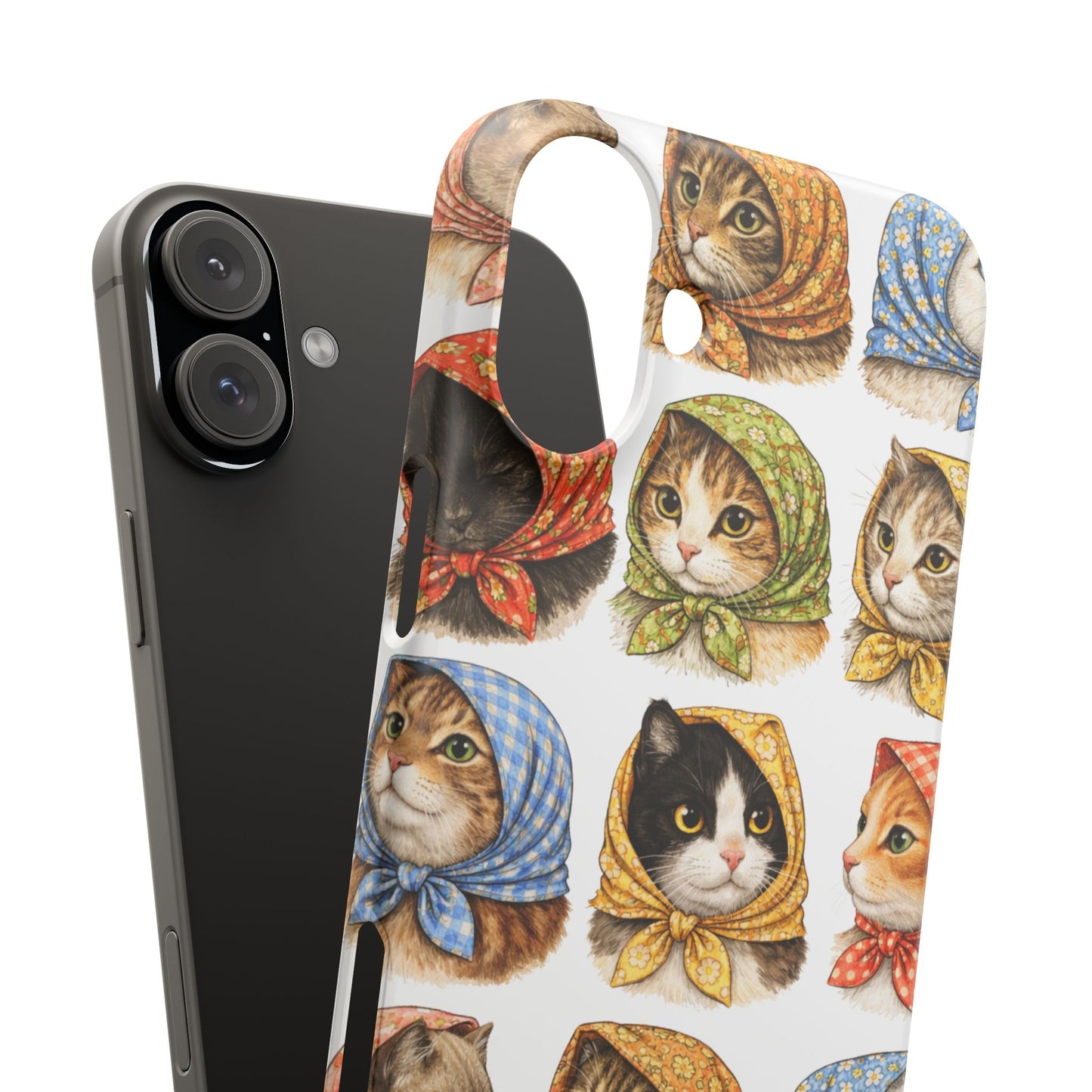 Babushka Cats Snap Phone Case