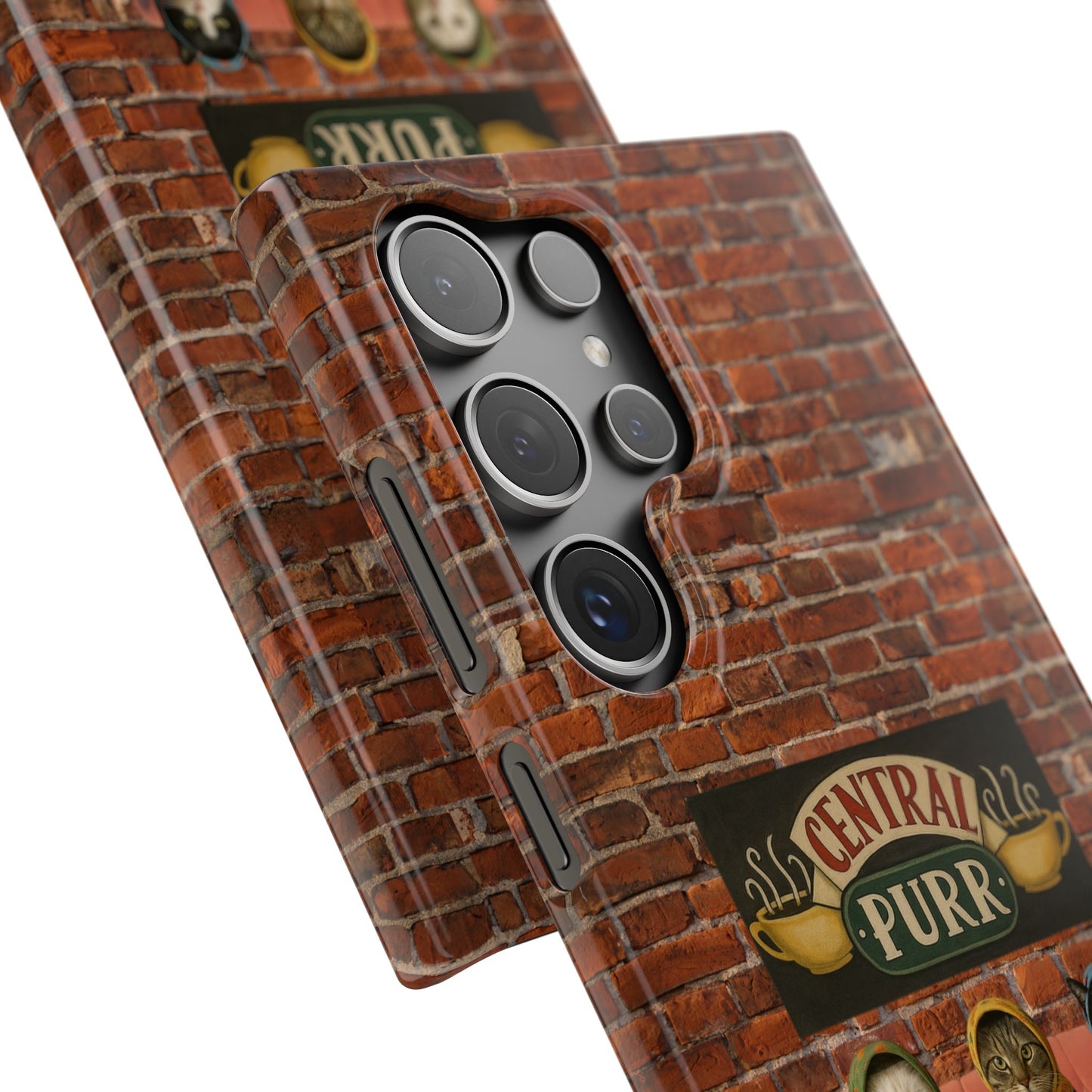 Babushka Cat Coffee Shop Snap Phone Case