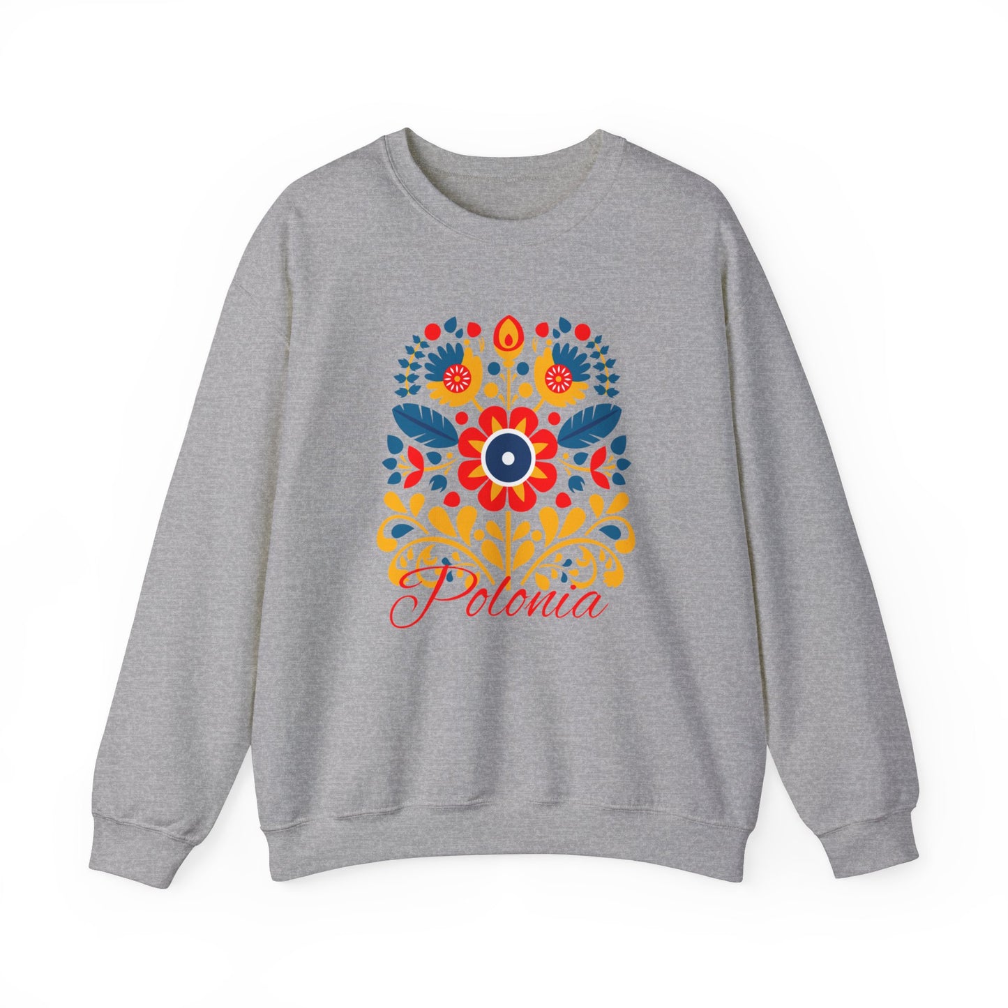 Polish Folk Art, Wycinanki Unisex Heavy Blend™ Crewneck Sweatshirt