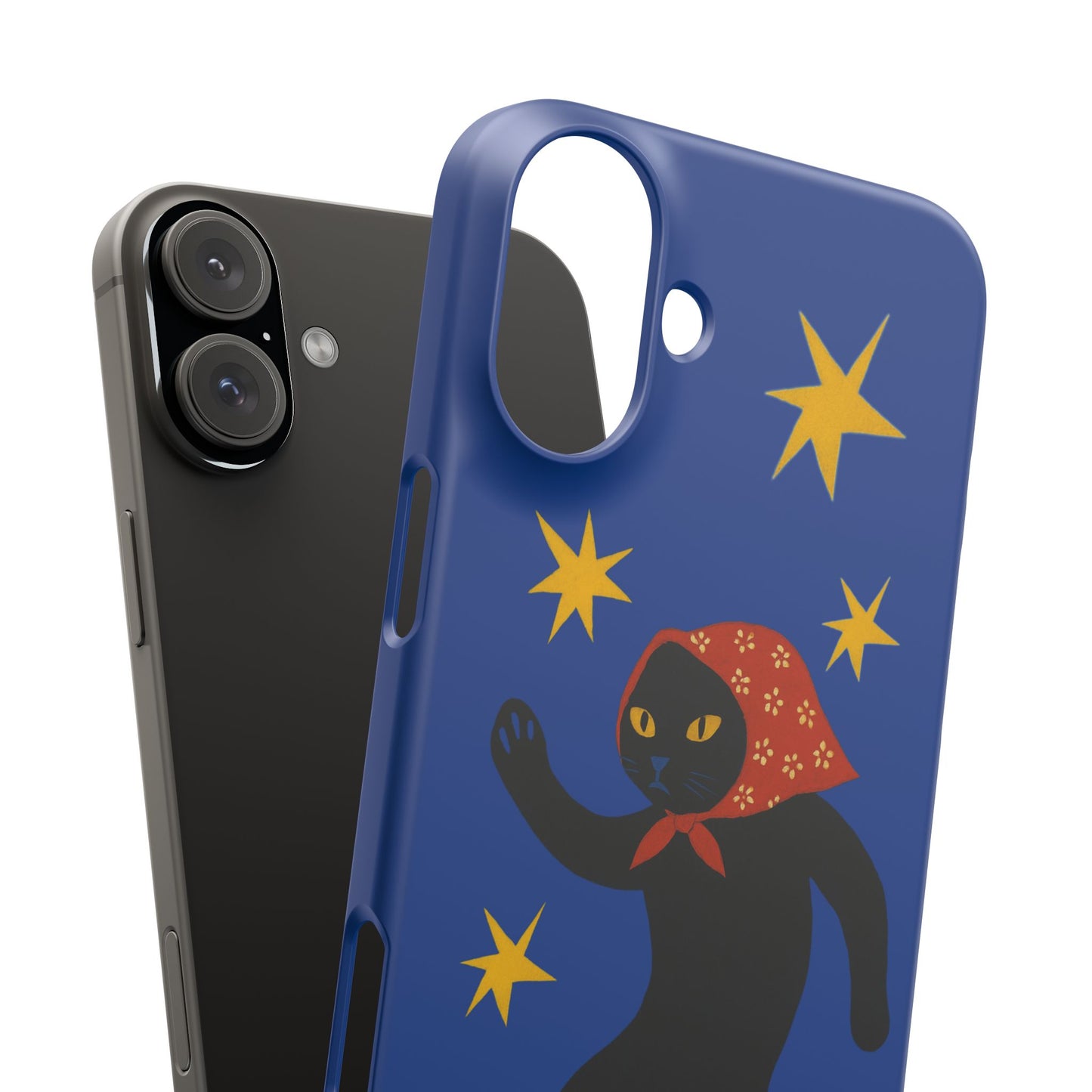 Babushka Cat x Matisse Style Snap Phone Case