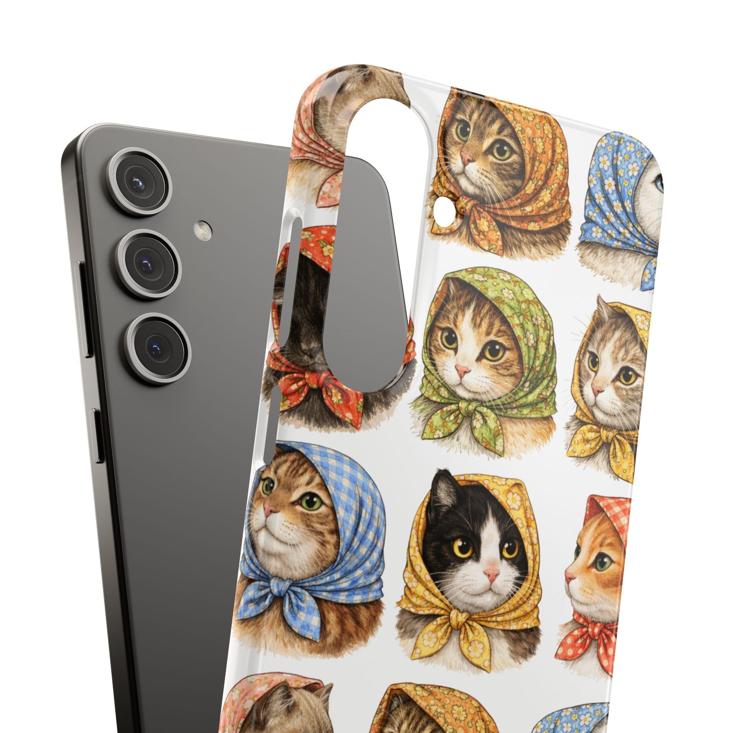 Babushka Cats Snap Phone Case