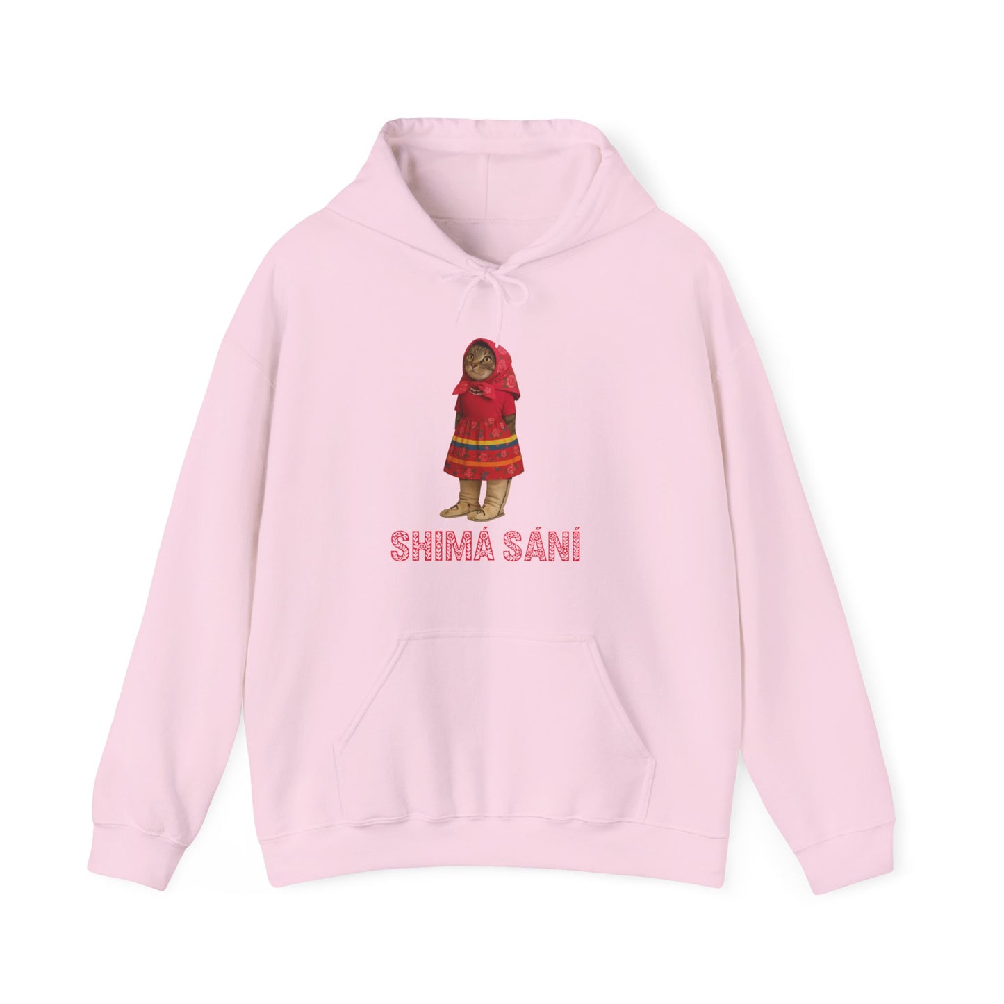 Shima Sani Cat Cultural  Graphic Unisex Hooded Sweatshirt