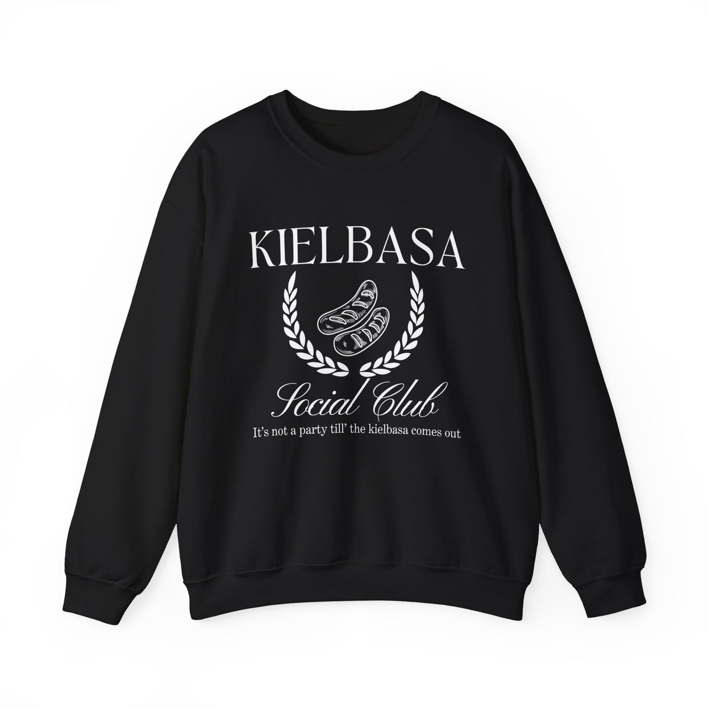 Polish Kielbasa Crewneck, Unisex Heavy Blend™ Crewneck Sweatshirt for Polish Pride, Dyngus Day, Polish Festivals