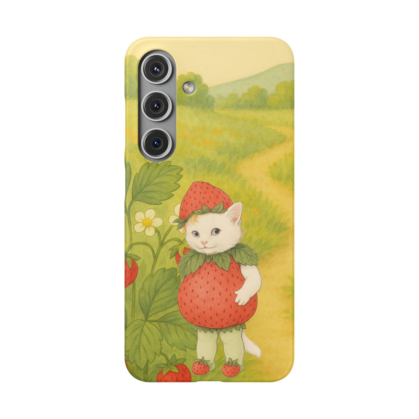 Strawberry Cat x Mother Earth's Children Snap Phone Case