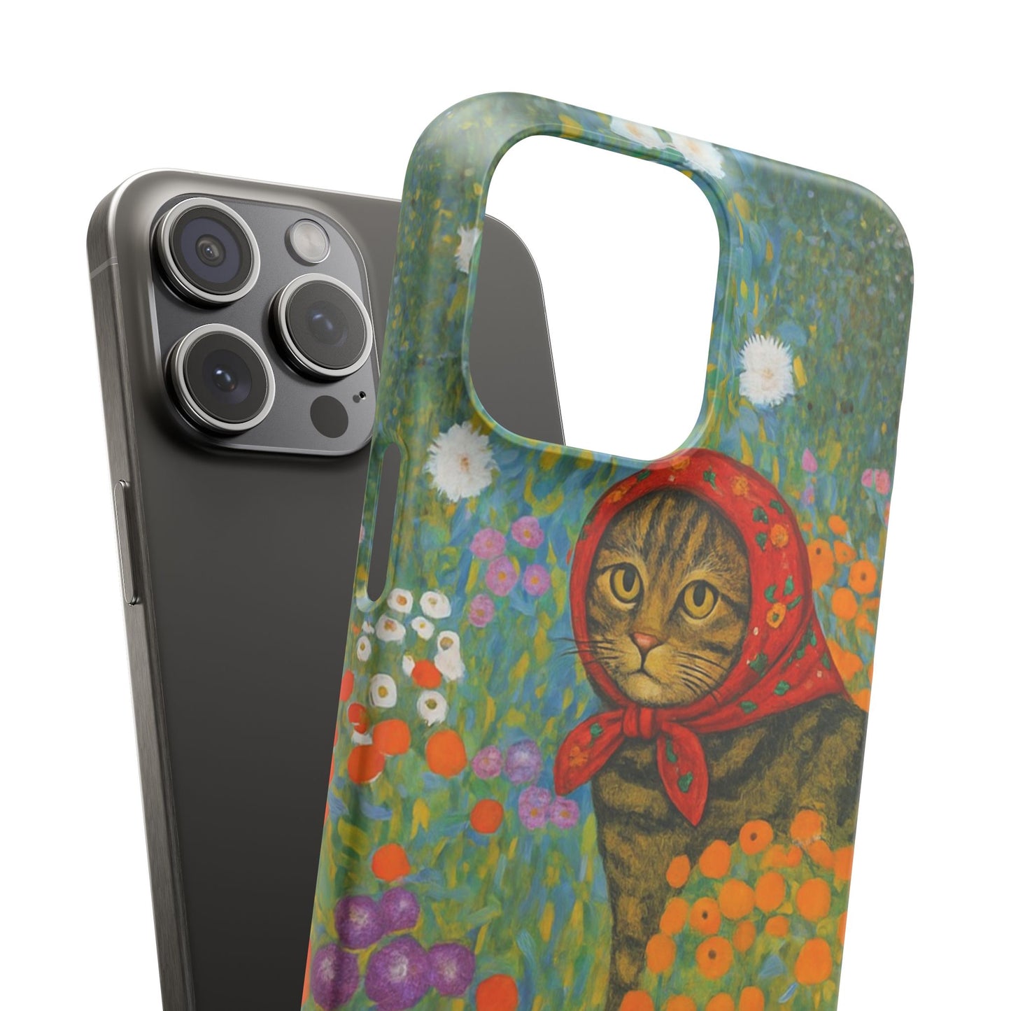 Babushka Cat Gusav Klimt Snap Phone Case
