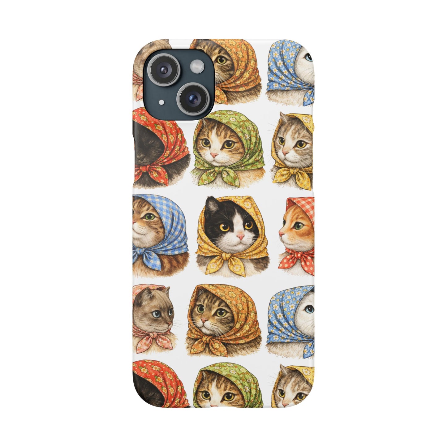 Babushka Cats Snap Phone Case
