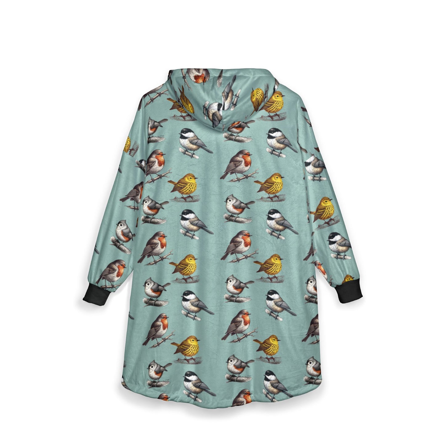 Bird Lover, Birding Unisex Cozy Hooded Blanket