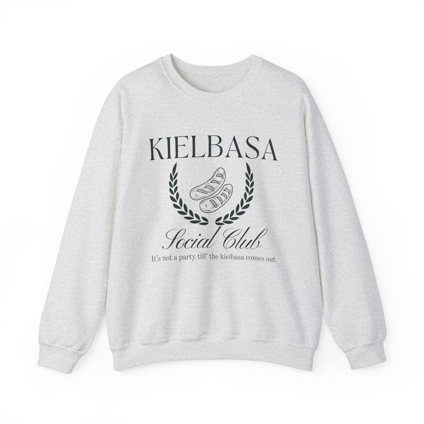 Polish Kielbasa Crewneck, Unisex Heavy Blend™ Crewneck Sweatshirt for Polish Pride, Dyngus Day, Polish Festivals