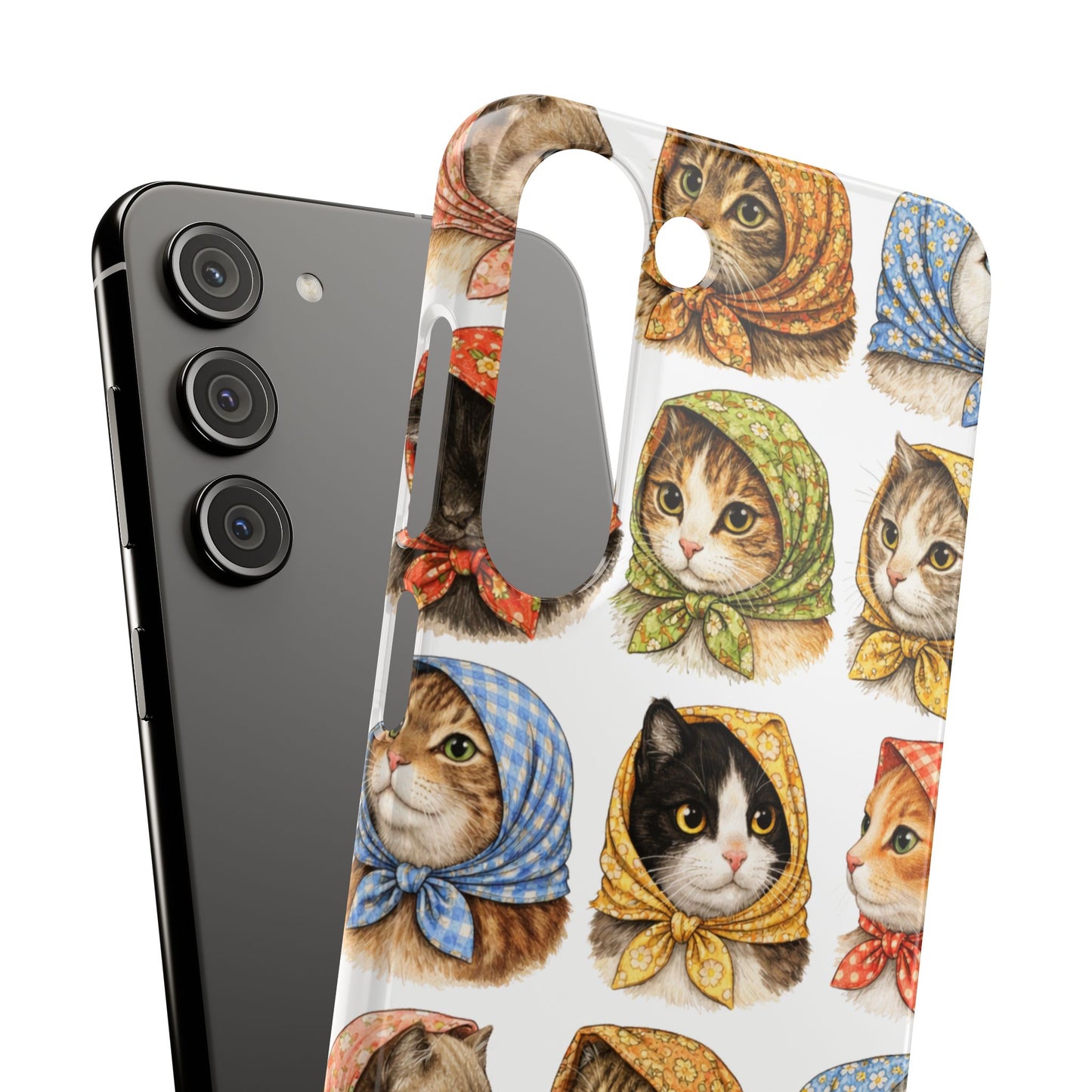 Babushka Cats Snap Phone Case