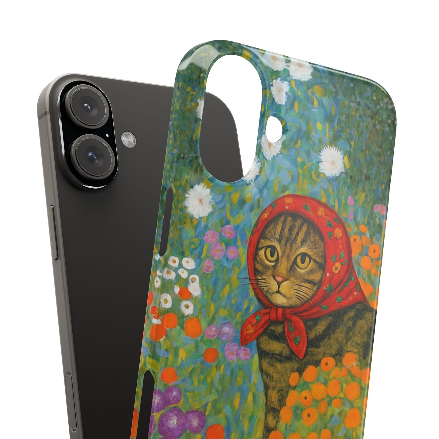 Babushka Cat Gusav Klimt Snap Phone Case