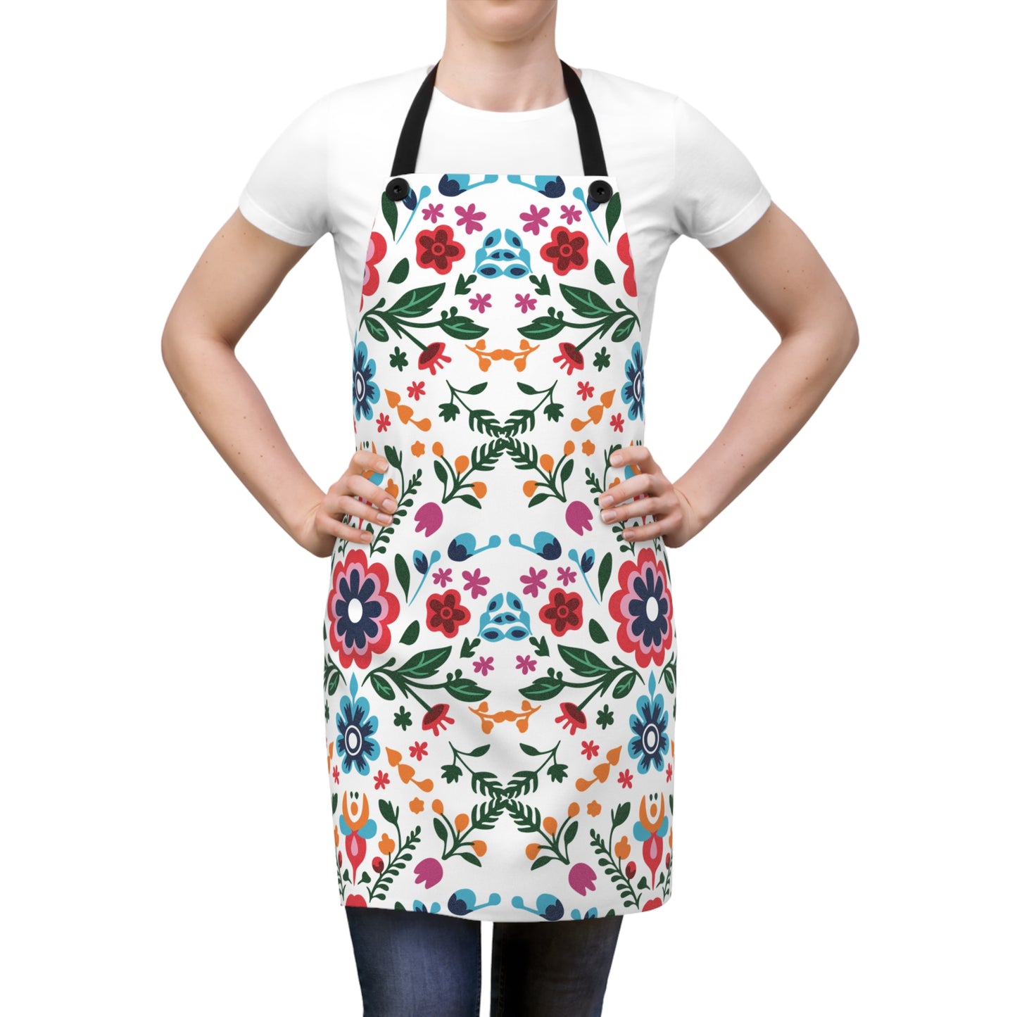 Floral Folk Apron