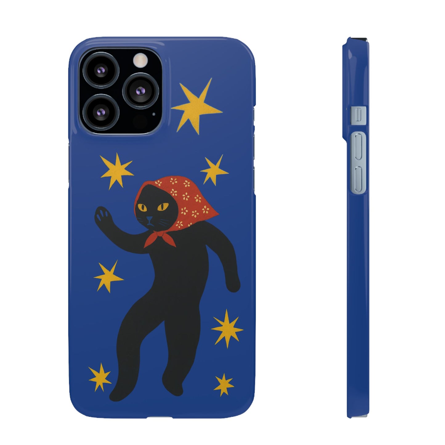 Babushka Cat x Matisse Style Snap Phone Case