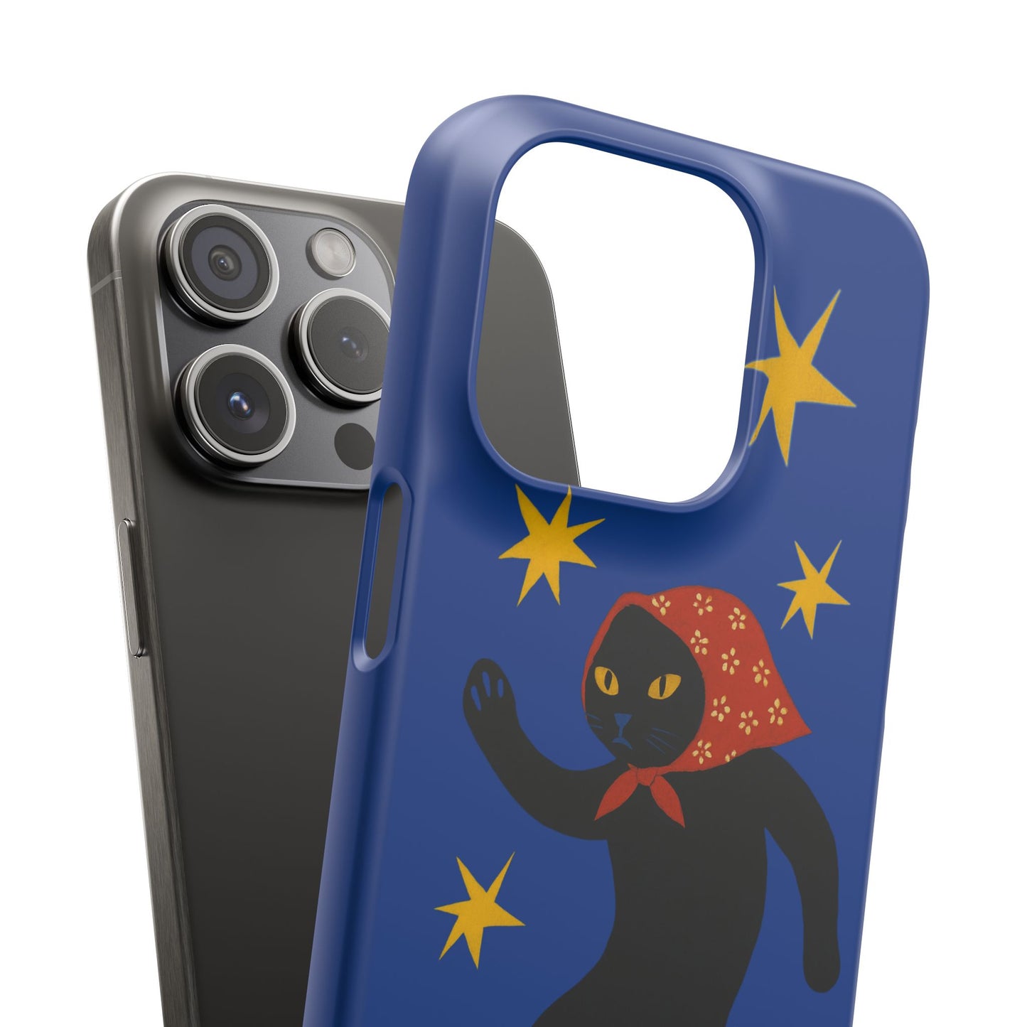 Babushka Cat x Matisse Style Snap Phone Case