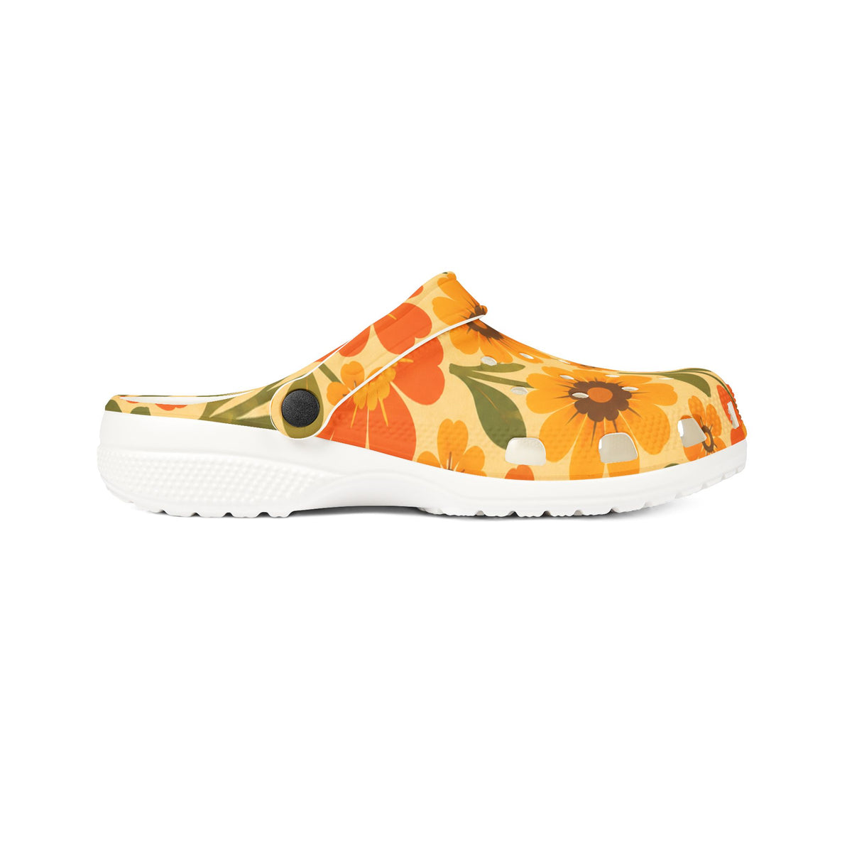 Floral Groove Garden Clogs EVA Foam Rubber Shoes (AOP)