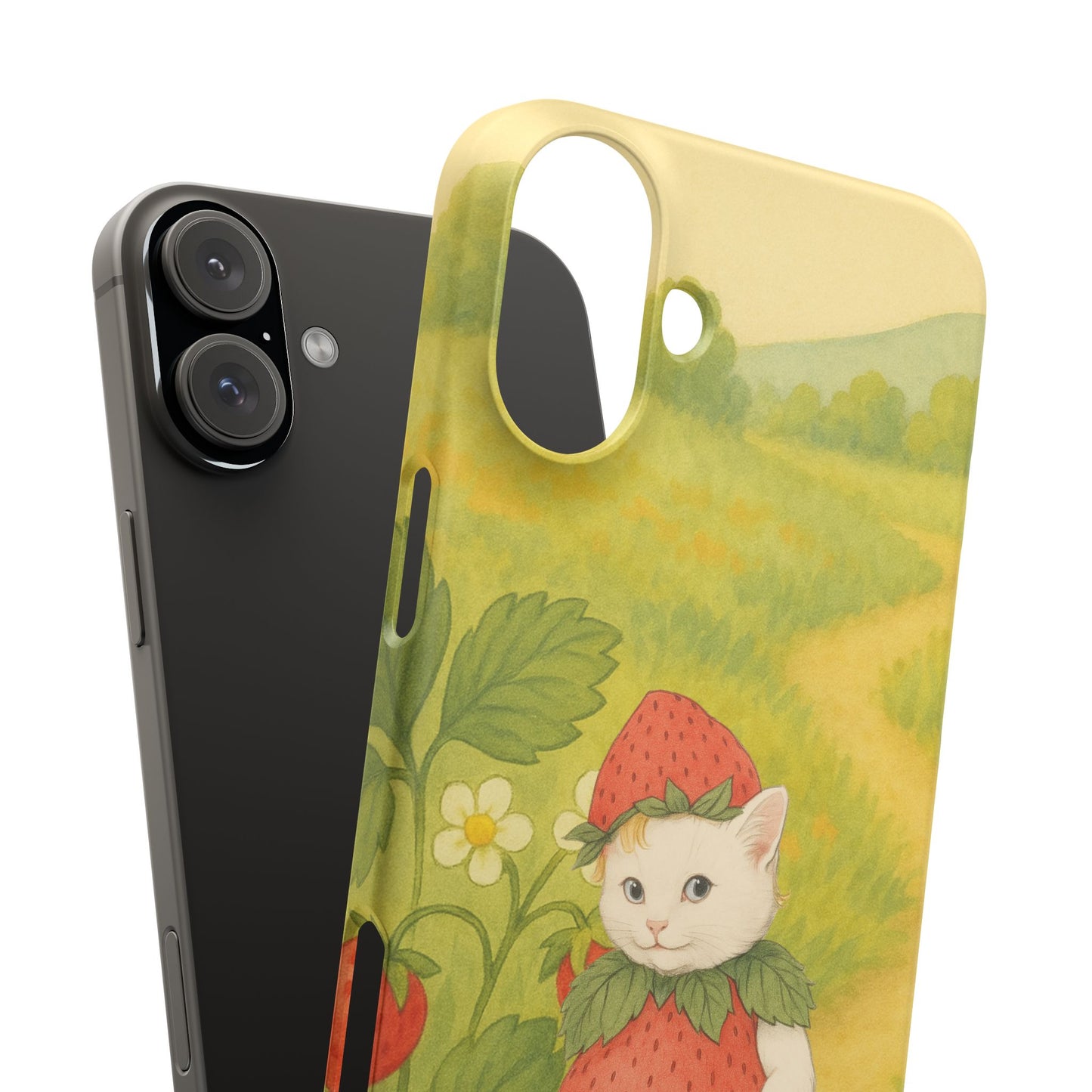 Strawberry Cat x Mother Earth's Children Snap Phone Case