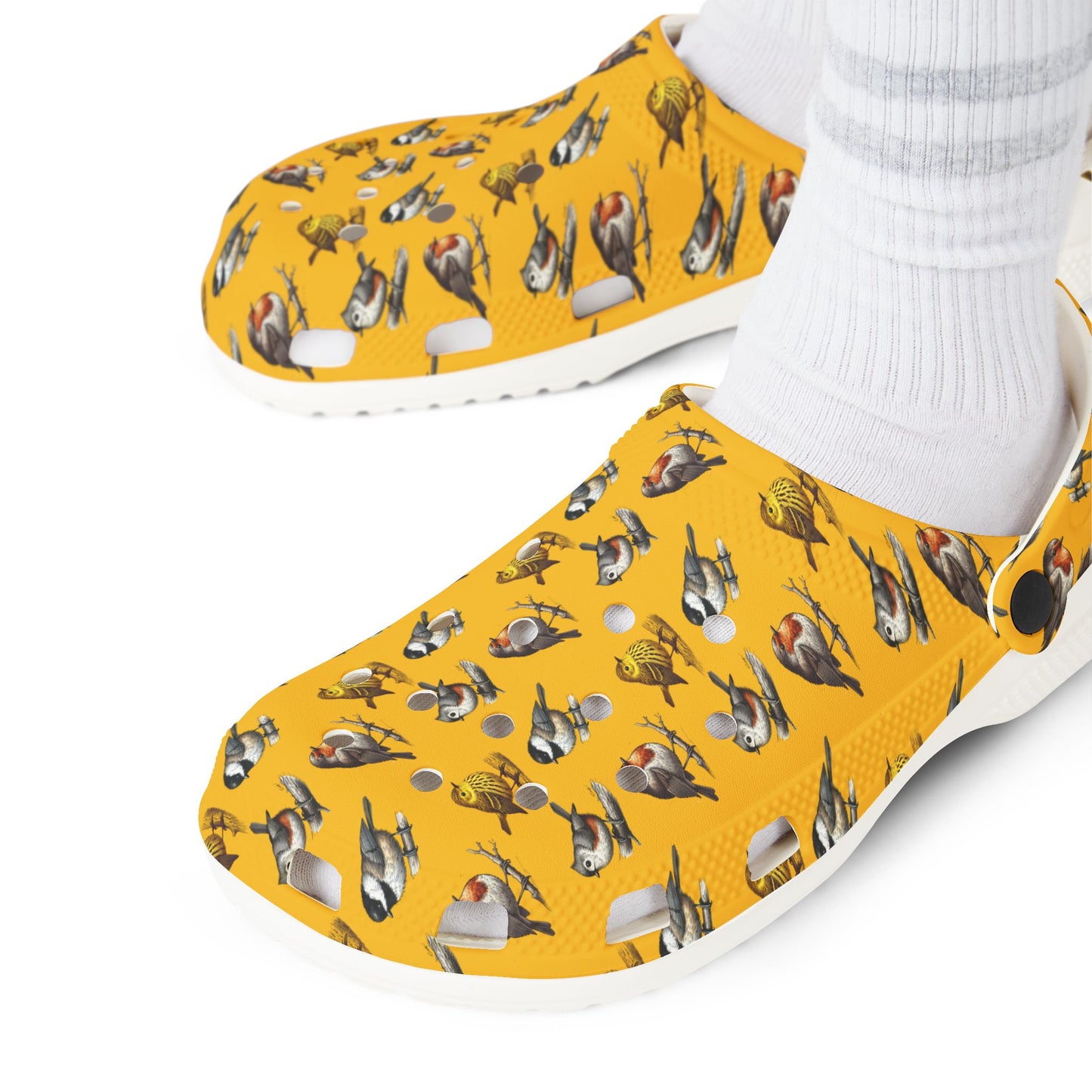 Birding Theme Granny Gliders EVA Foam Rubber Shoes