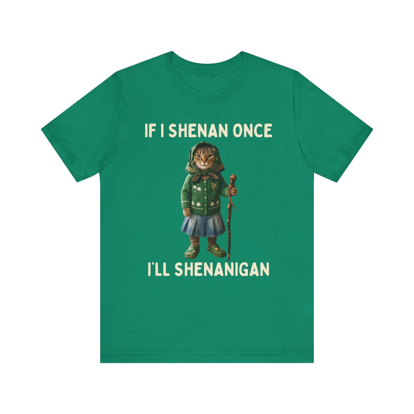 Babushka Cat Shenanigans Unisex Jersey Short Sleeve Tee