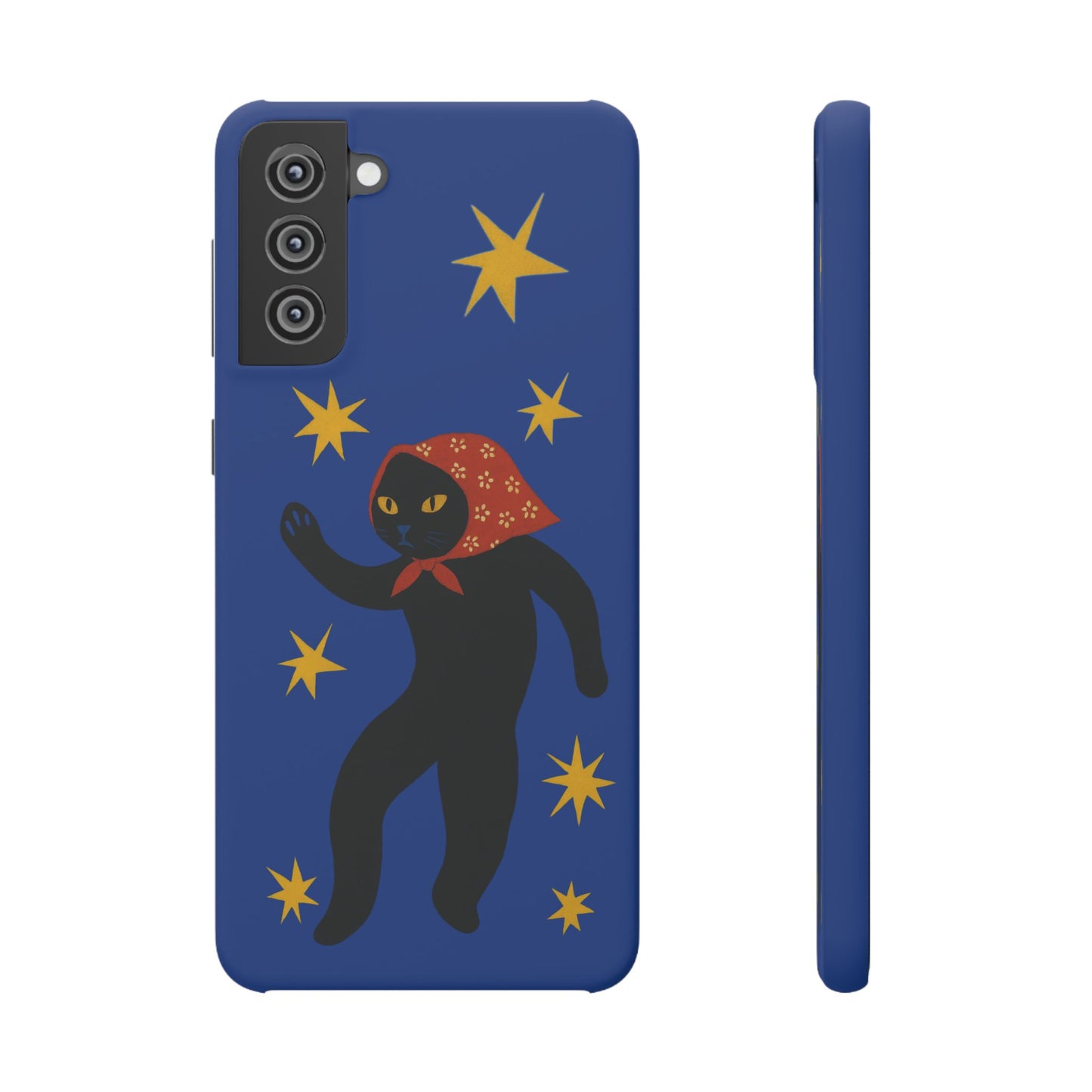 Babushka Cat x Matisse Style Snap Phone Case