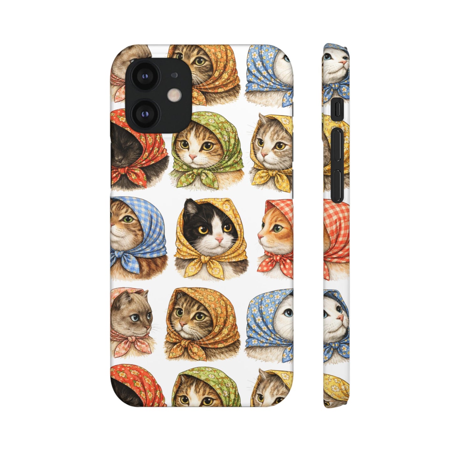 Babushka Cats Snap Phone Case
