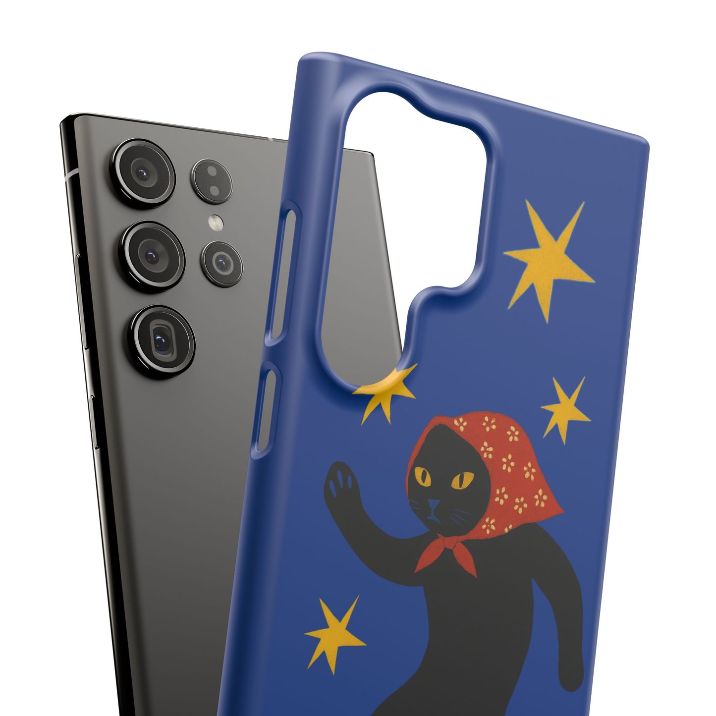 Babushka Cat x Matisse Style Snap Phone Case