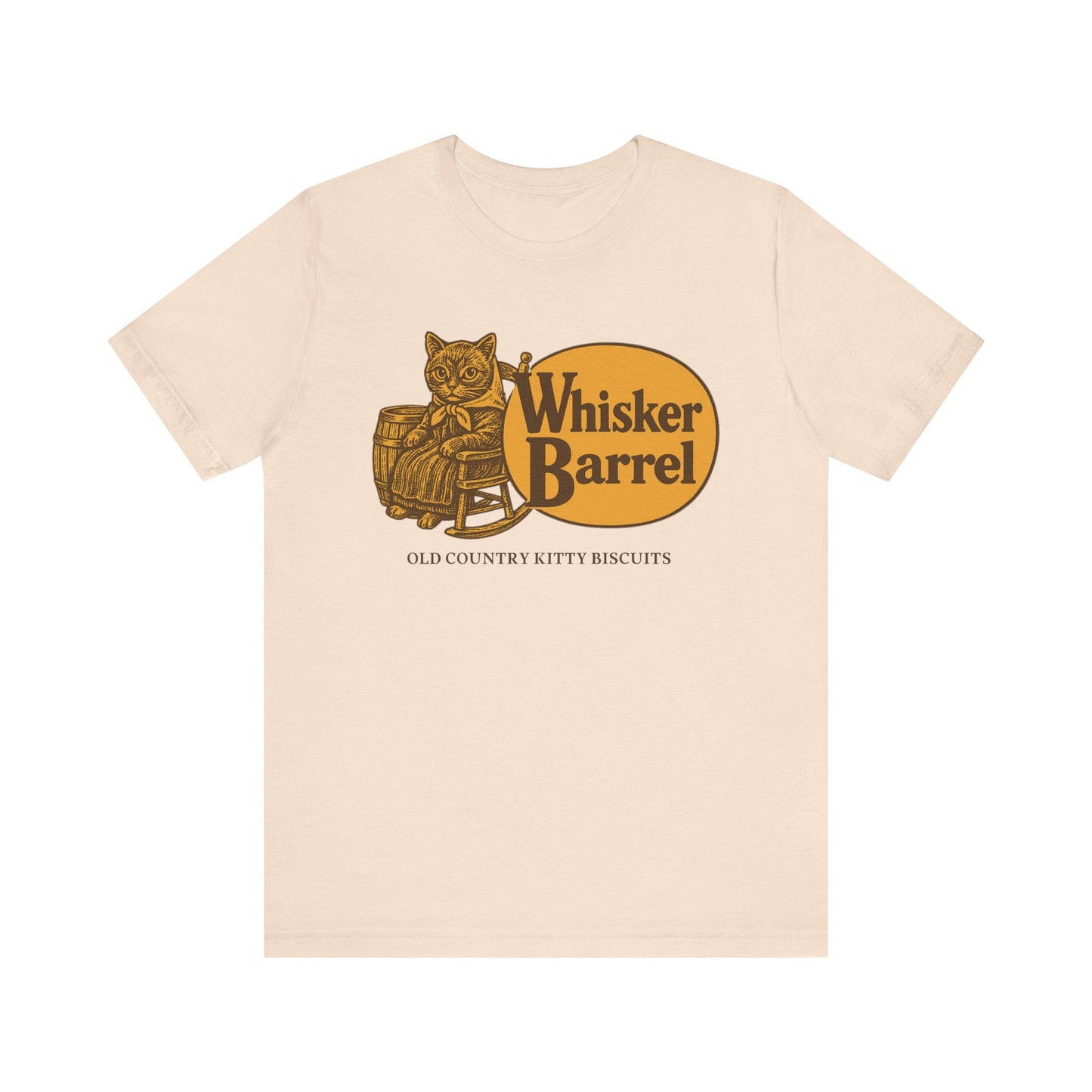 Graphic Tee - Babushka Cat Parody Whisker Barrel Logo Redesign