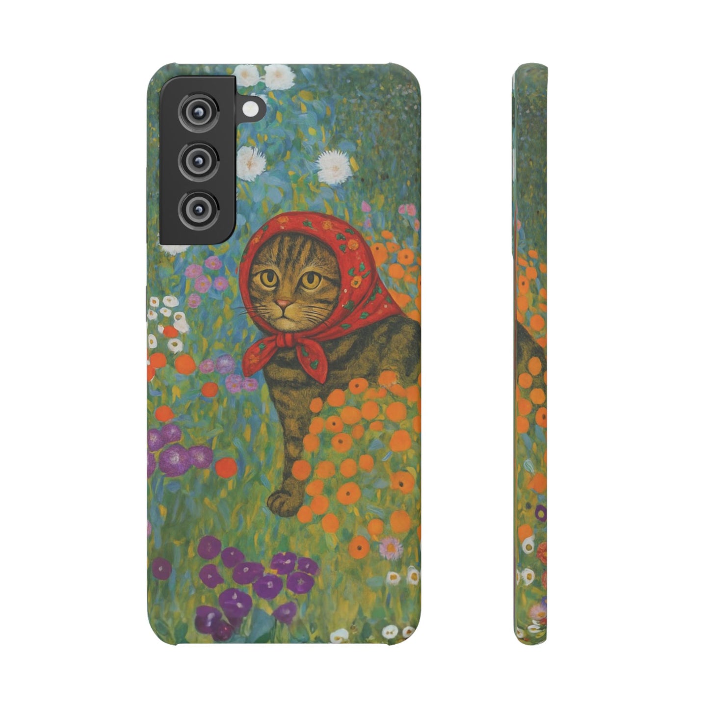Babushka Cat Gusav Klimt Snap Phone Case