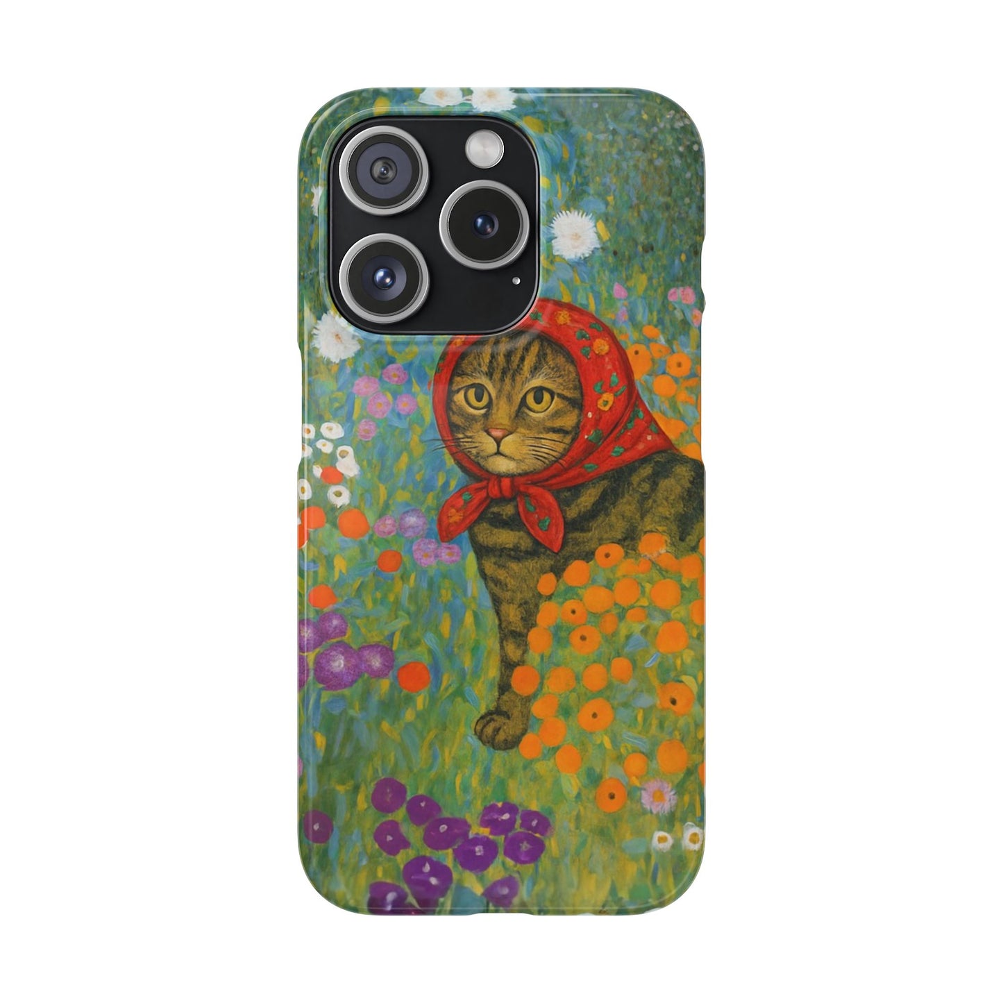 Babushka Cat Gusav Klimt Snap Phone Case