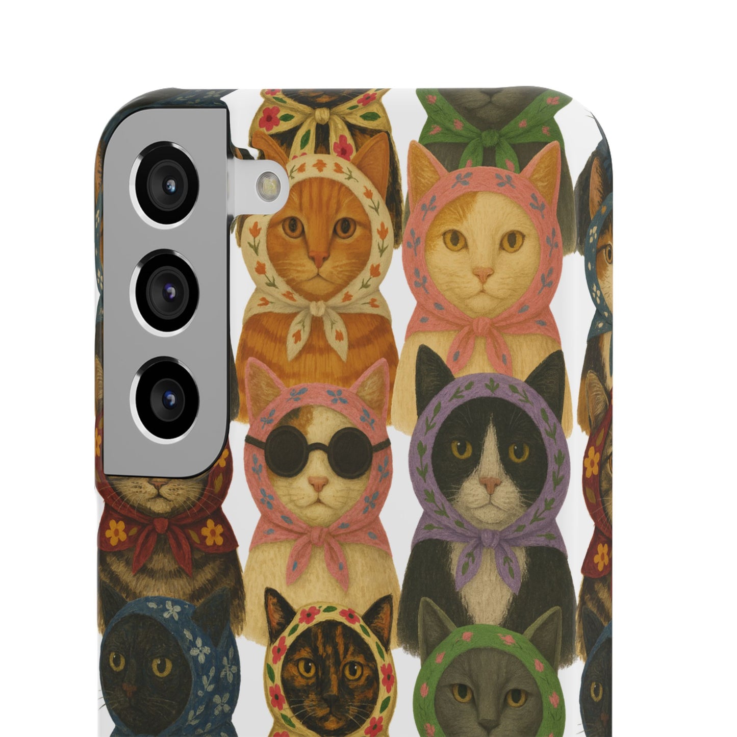 Babushka Cat Snap Phone Cases