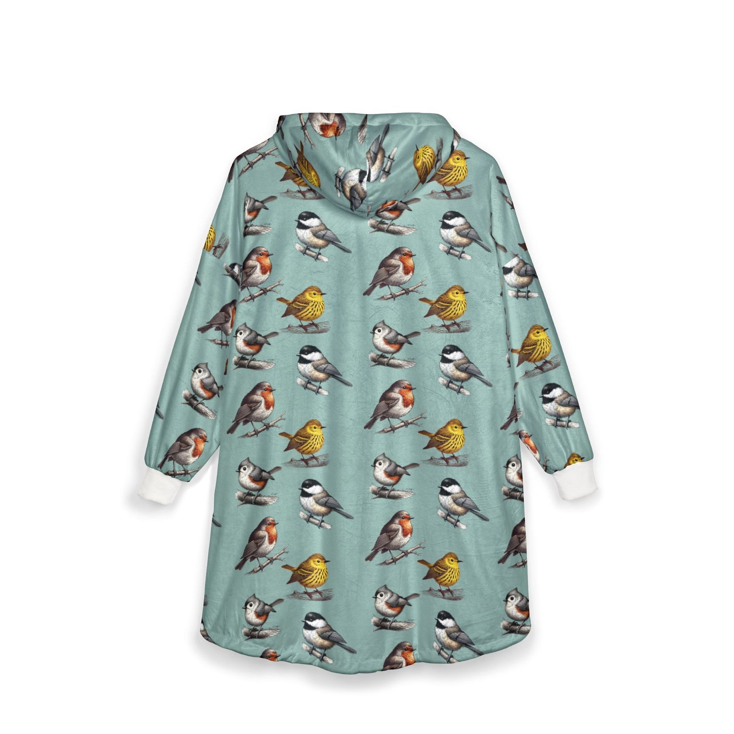 Bird Lover, Birding Unisex Cozy Hooded Blanket