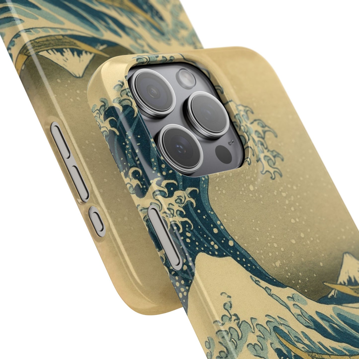 Babushka Cat x  The Great Wave Off Kanagawa Snap Phone Case