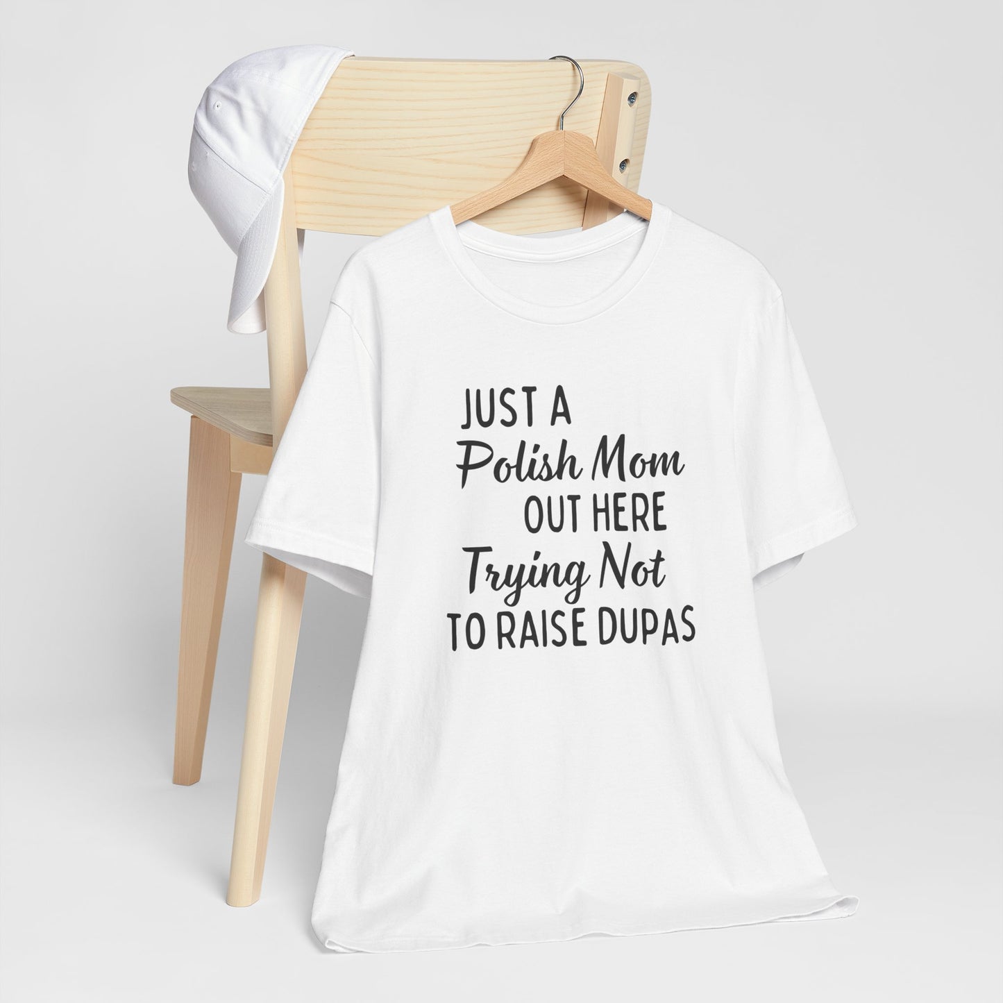 Polish Mom Shirt, Quote Design Unisex Jersey Short Sleeve Tee