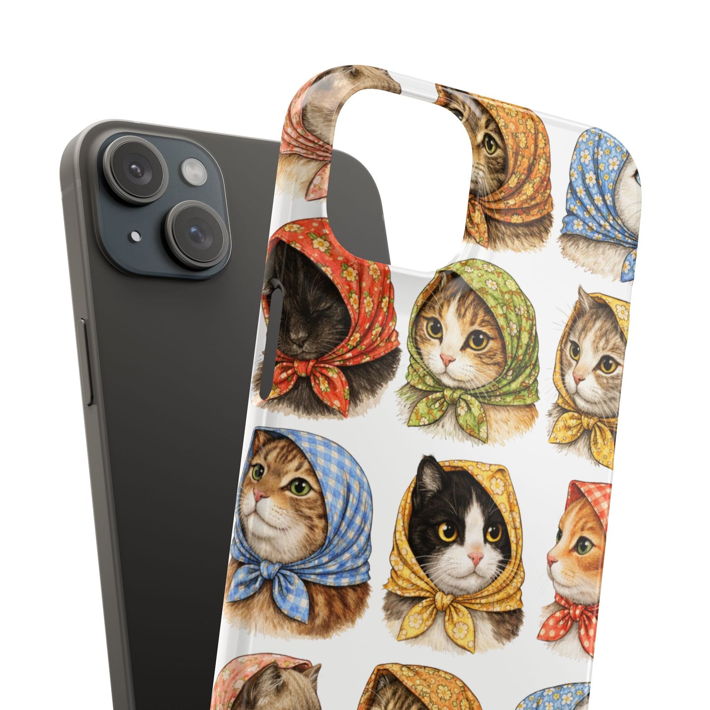 Babushka Cats Snap Phone Case