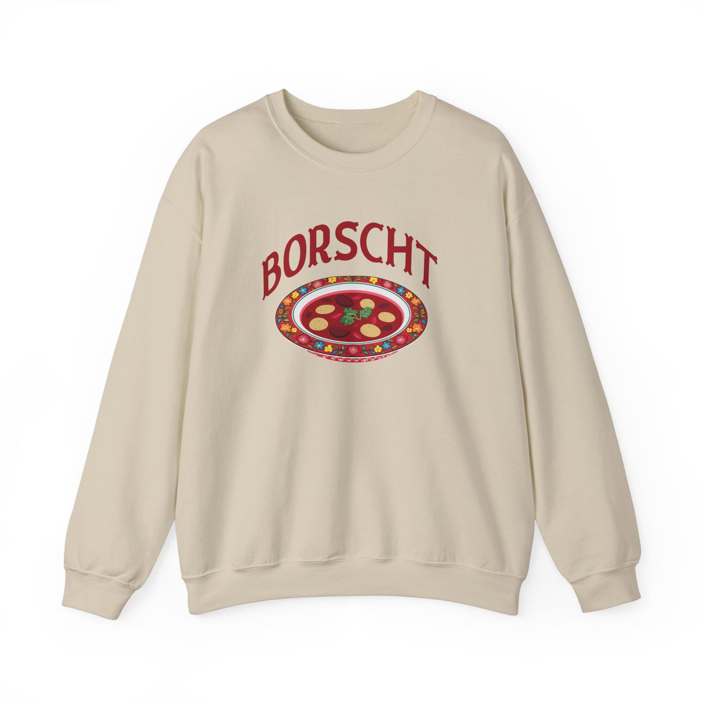 Polish Culture and Traditions, Borscht Beet Soup, Crewneck Sweatshirt