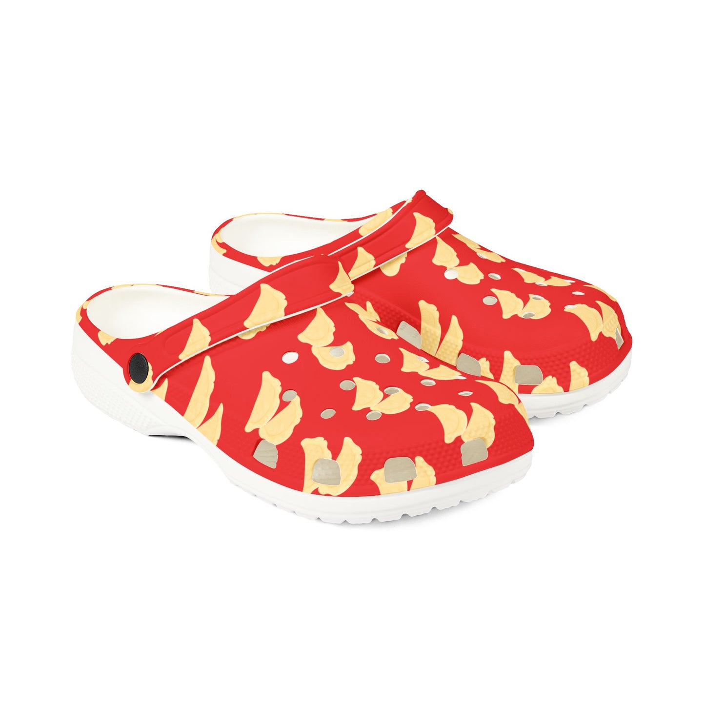 Pierogi Theme Granny Gliders EVA Foam Rubber Shoes