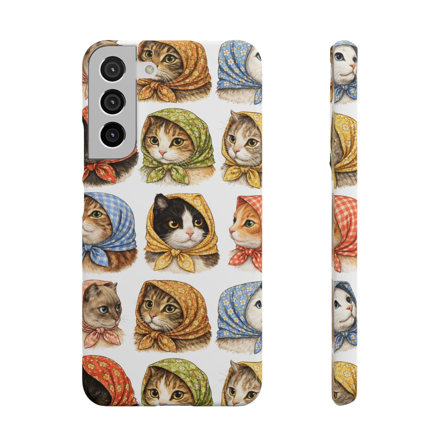 Babushka Cats Snap Phone Case